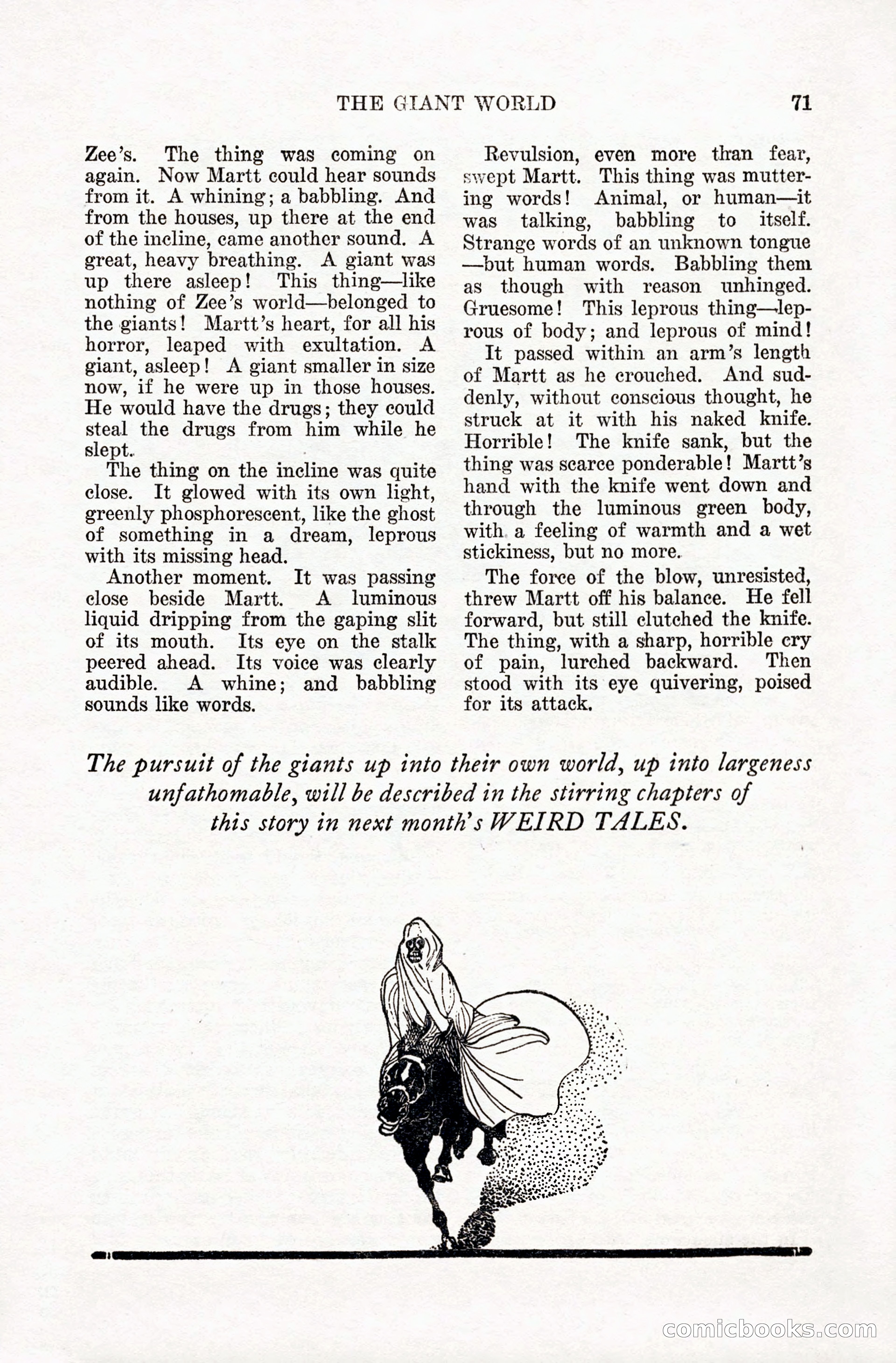 Weird Tales, January 1928 — page 72 of 146