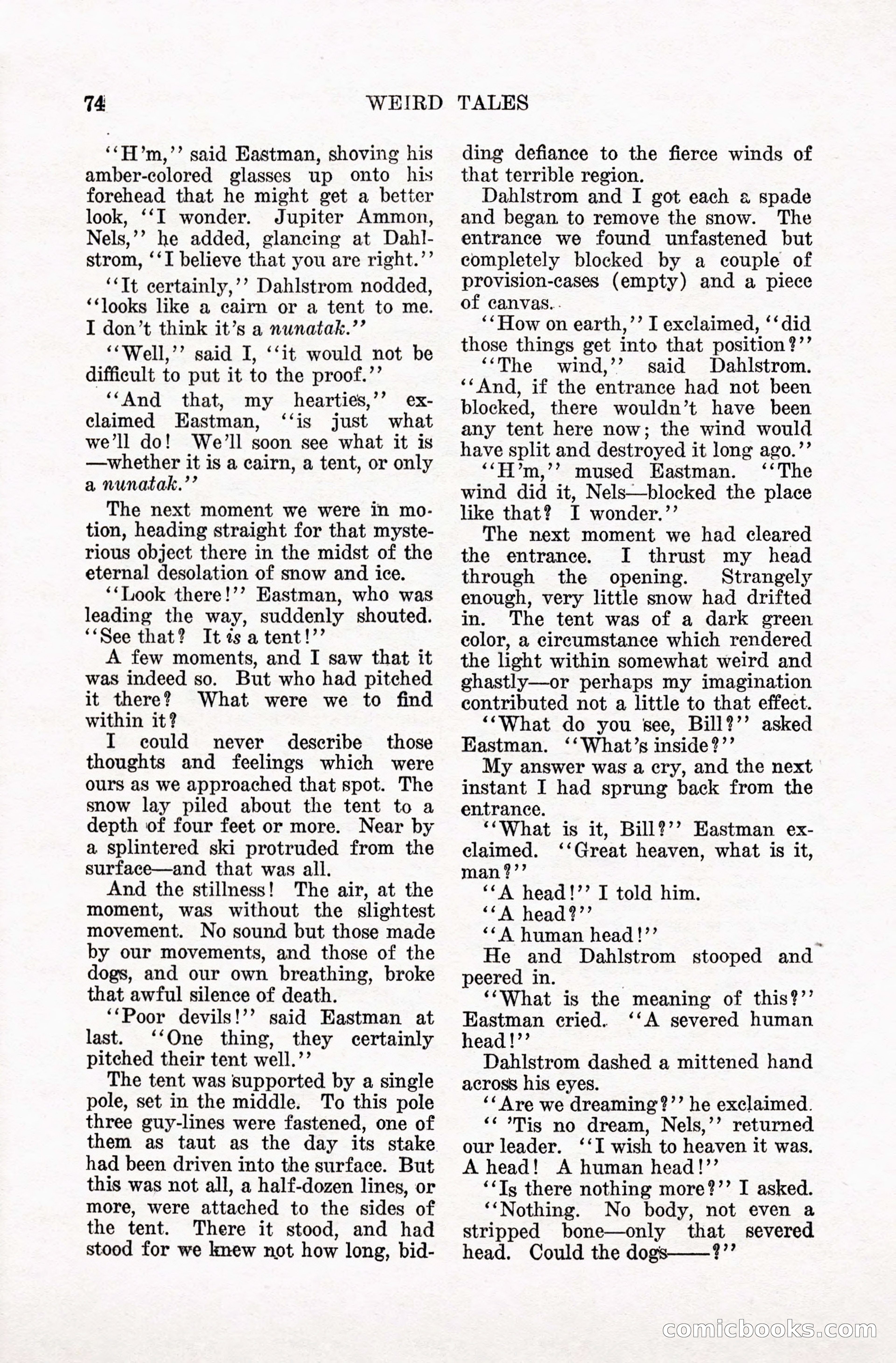 Weird Tales, January 1928 — page 75 of 146
