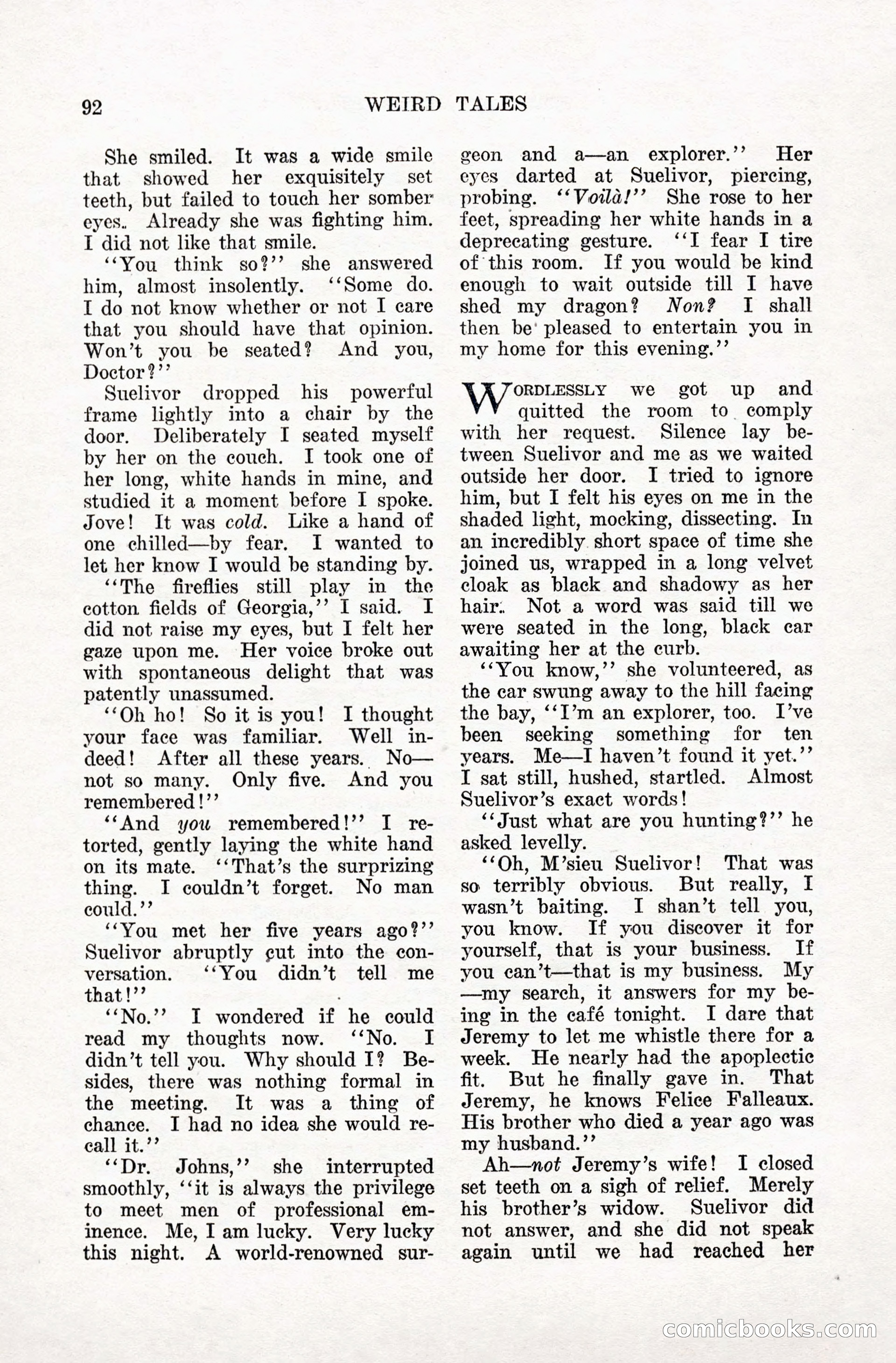 Weird Tales, January 1928 — page 93 of 146