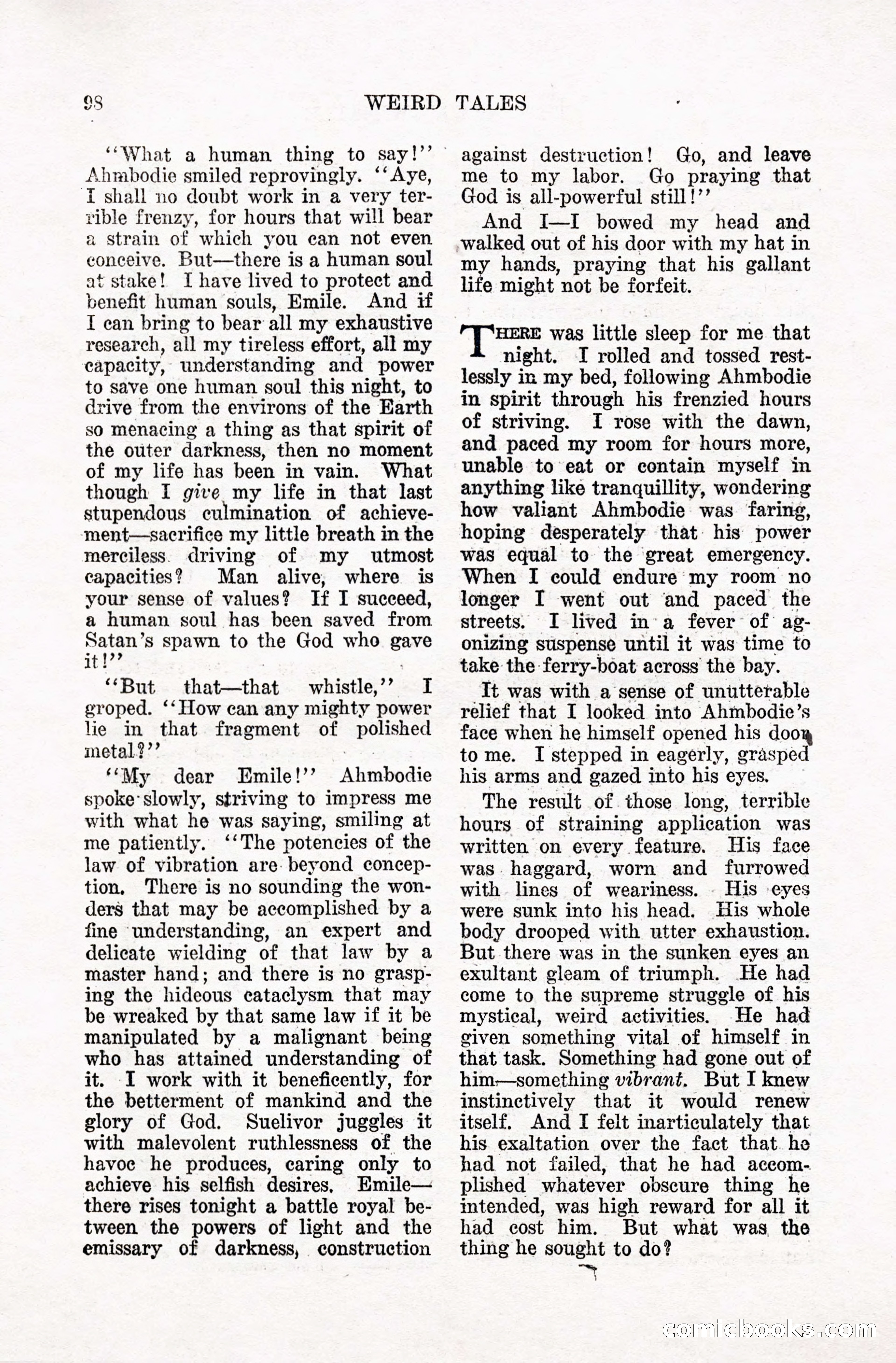 Weird Tales, January 1928 — page 99 of 146