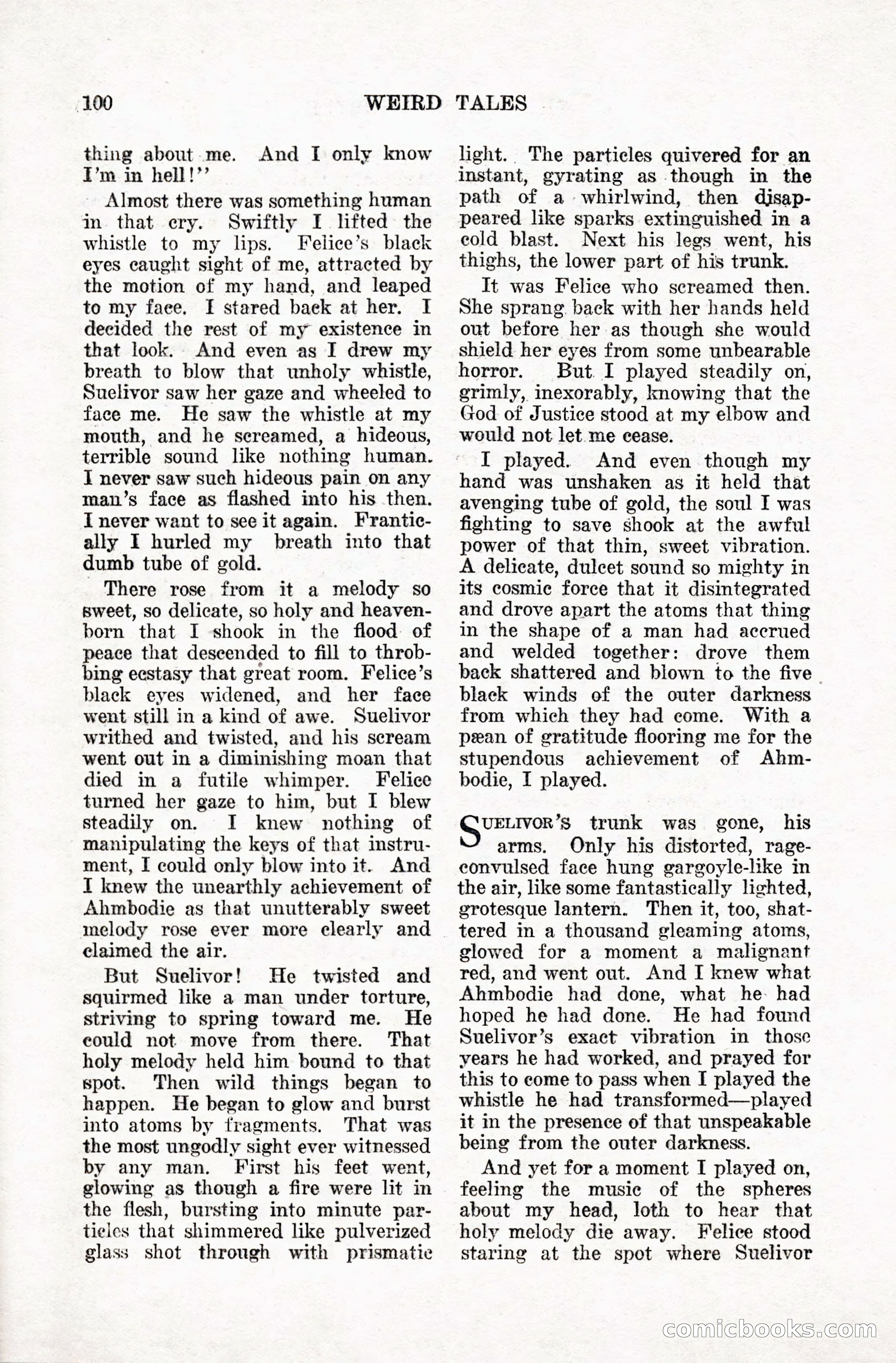Weird Tales, January 1928 — page 101 of 146