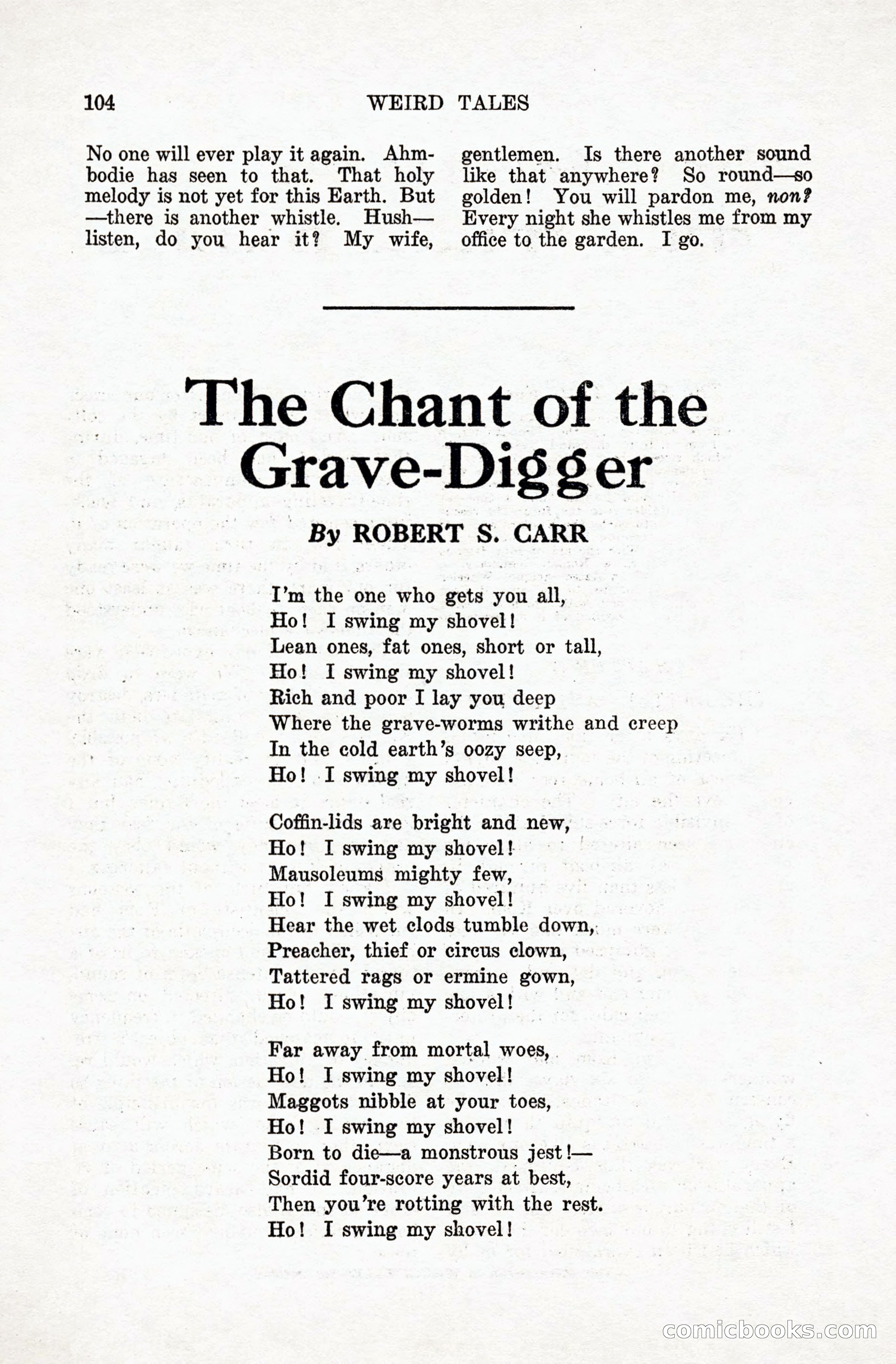 Weird Tales, January 1928 — page 105 of 146