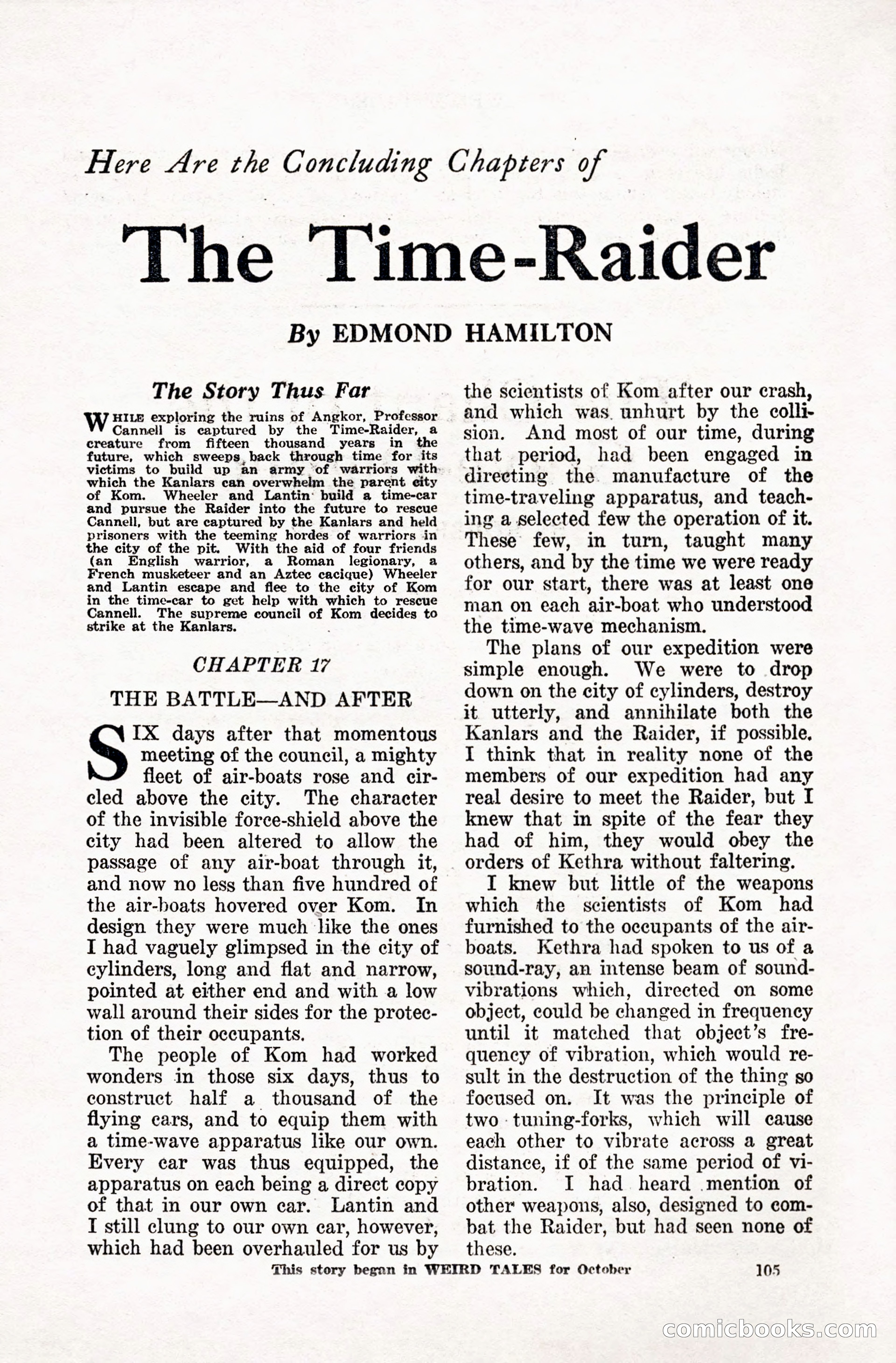 Weird Tales, January 1928 — page 106 of 146