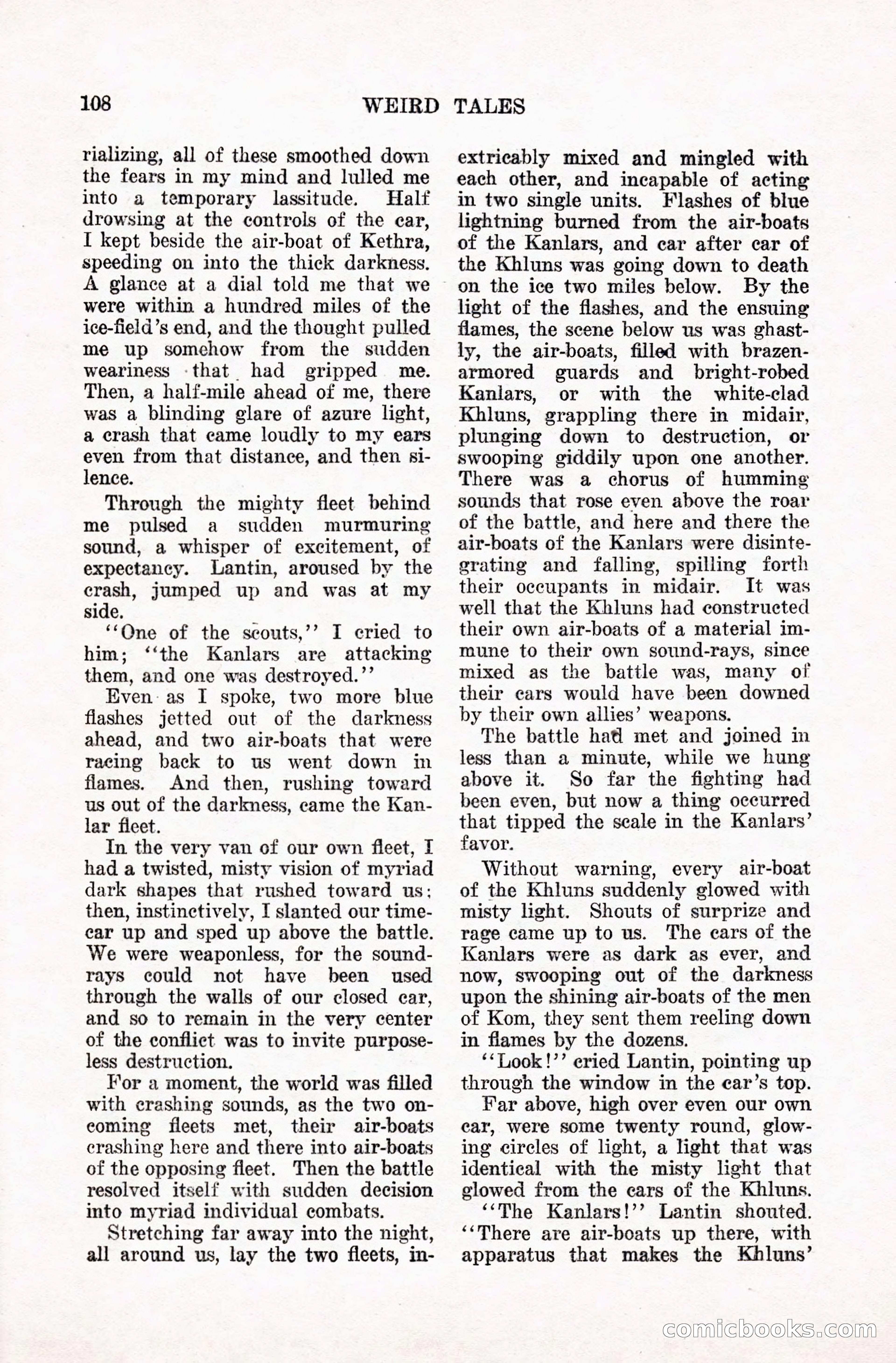 Weird Tales, January 1928 — page 109 of 146