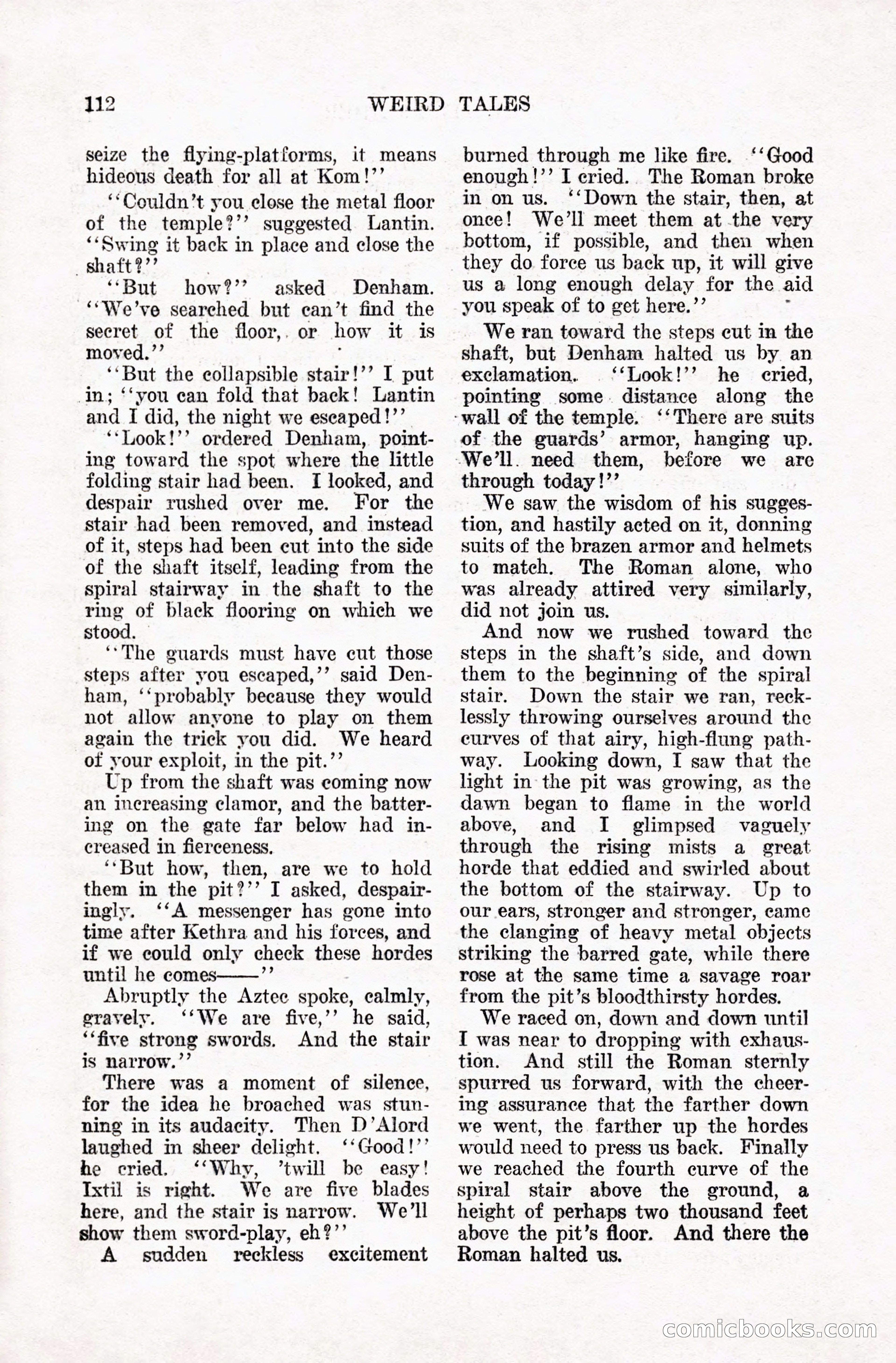 Weird Tales, January 1928 — page 113 of 146