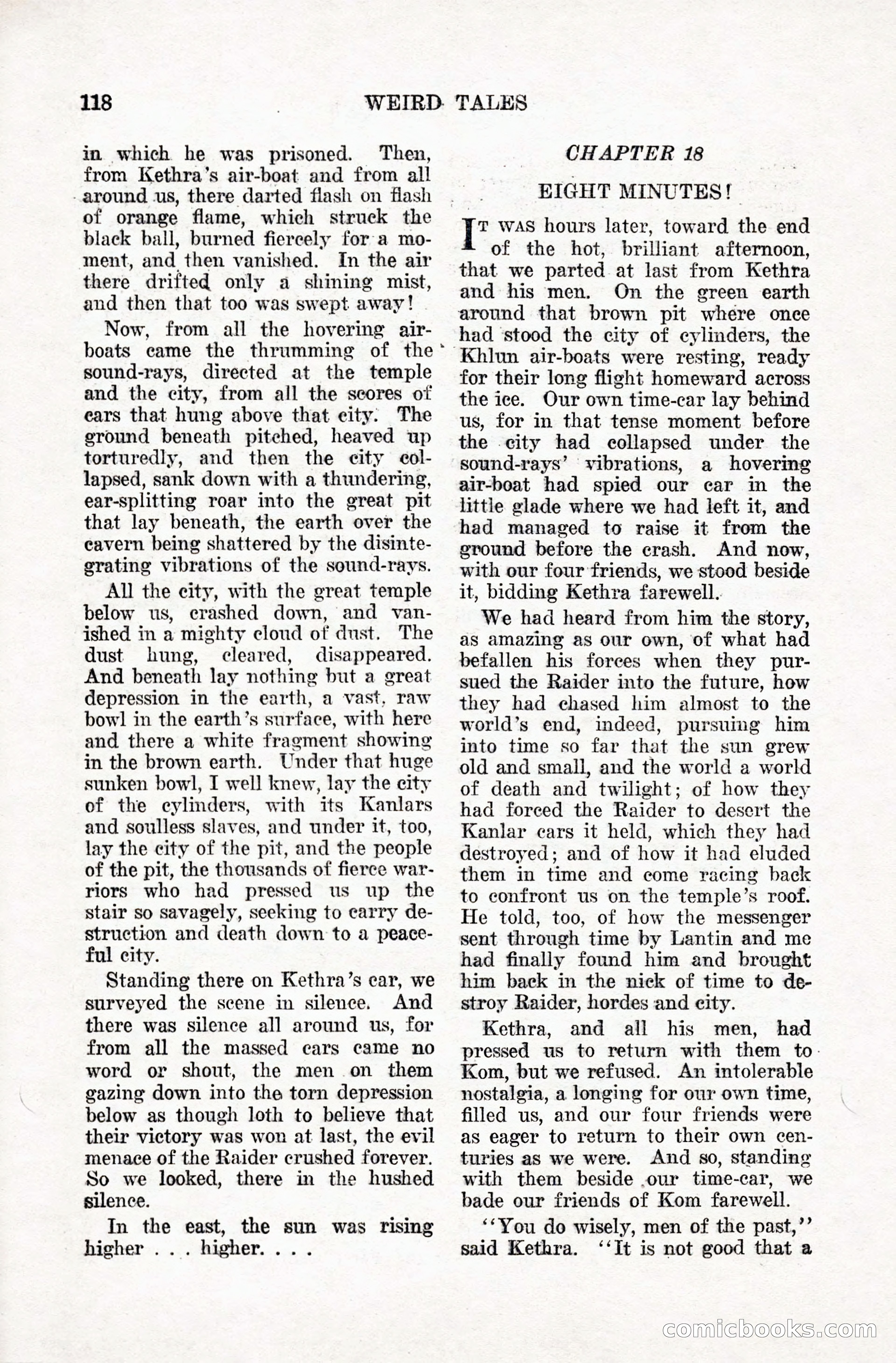 Weird Tales, January 1928 — page 119 of 146