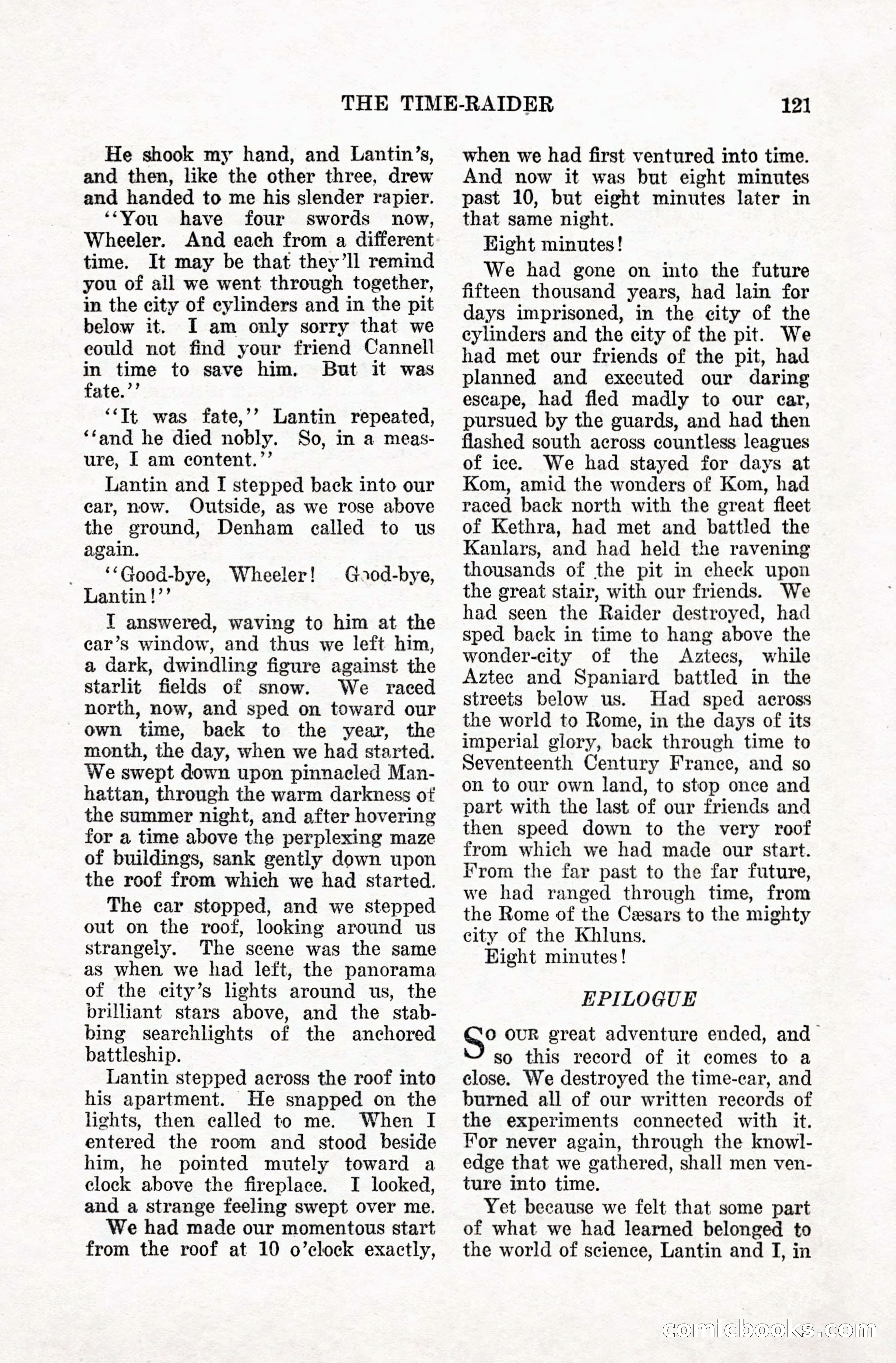 Weird Tales, January 1928 — page 122 of 146