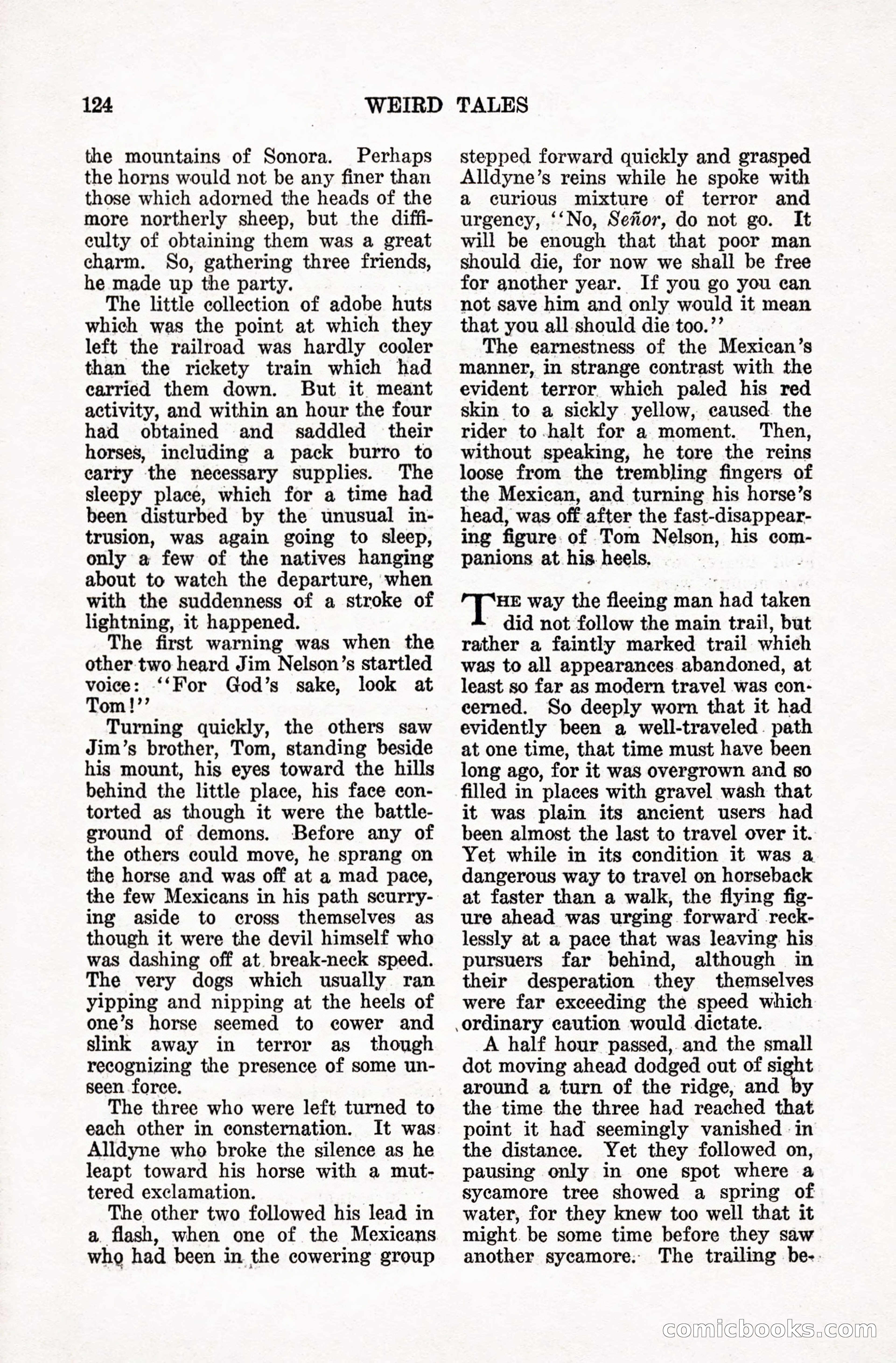 Weird Tales, January 1928 — page 125 of 146