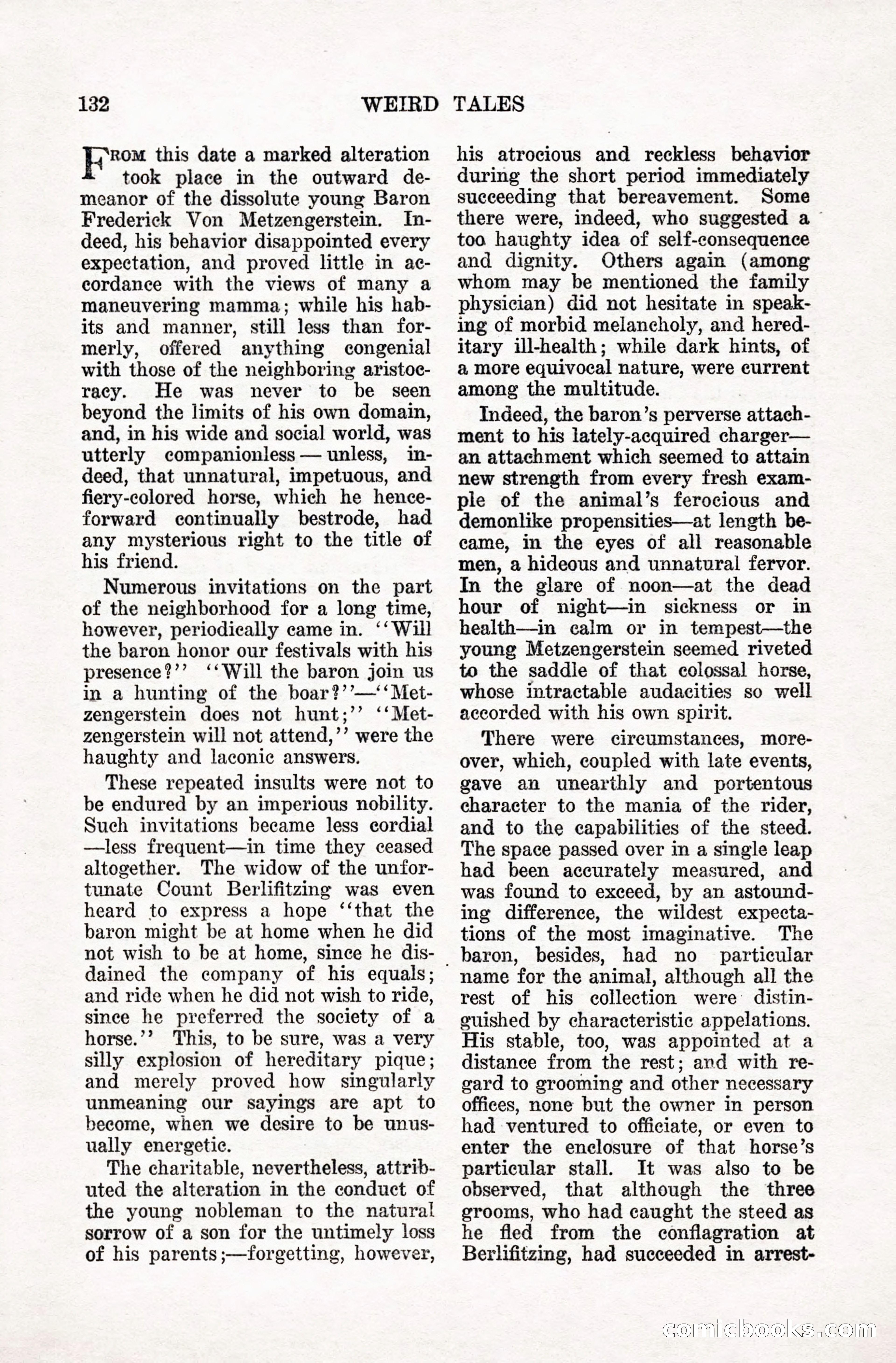 Weird Tales, January 1928 — page 133 of 146