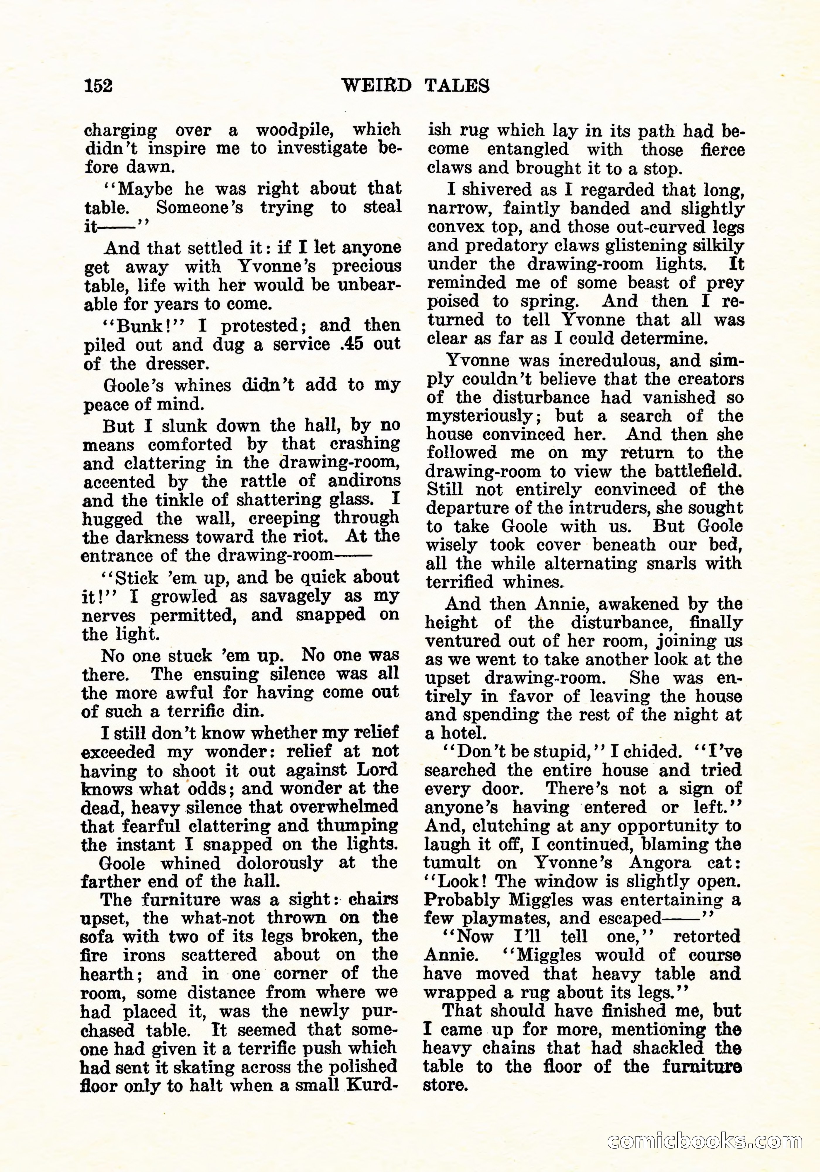 Weird Tales, Vol. 11, No. 2 — page 9 of 146