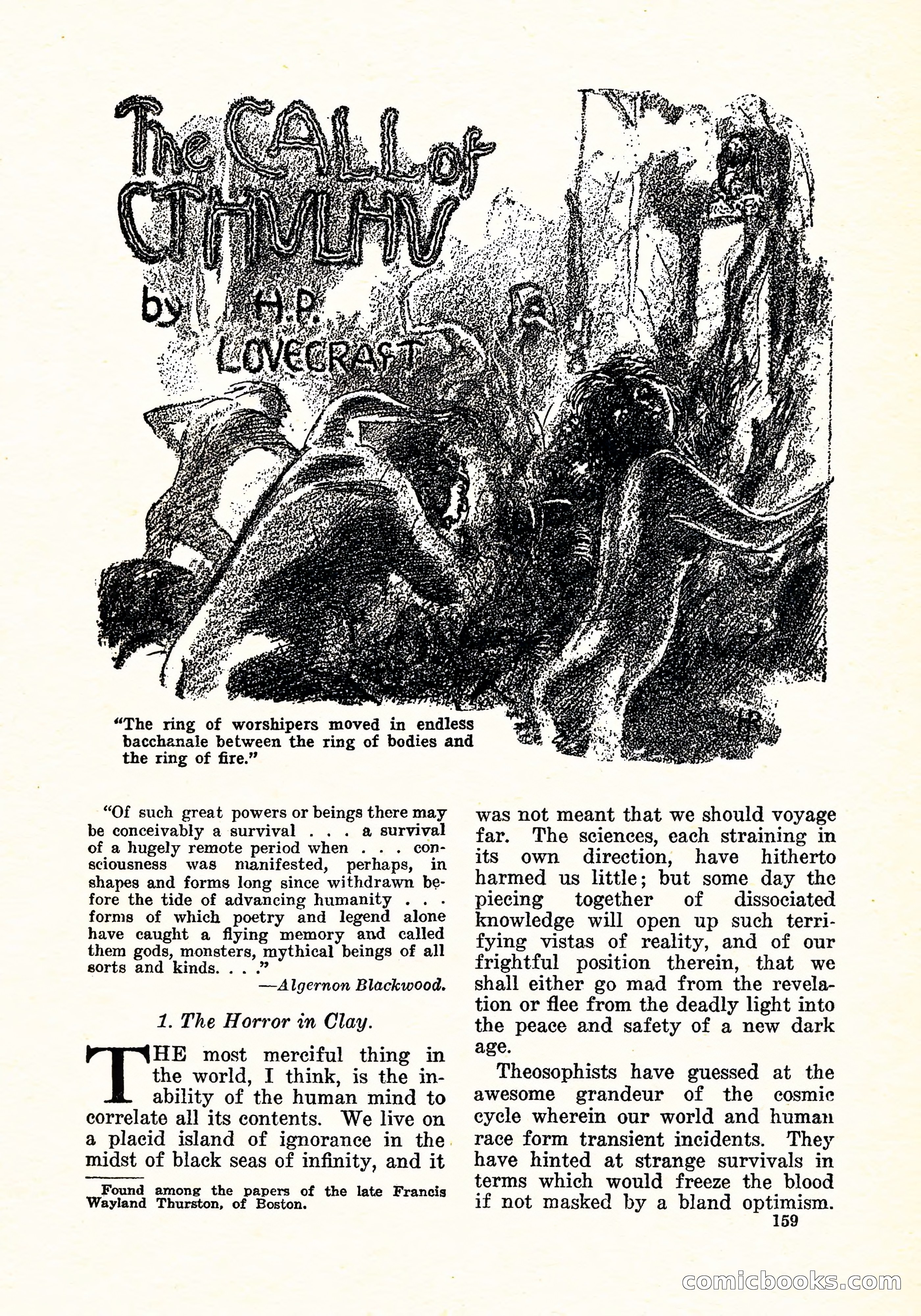 Weird Tales, Vol. 11, No. 2 — page 16 of 146