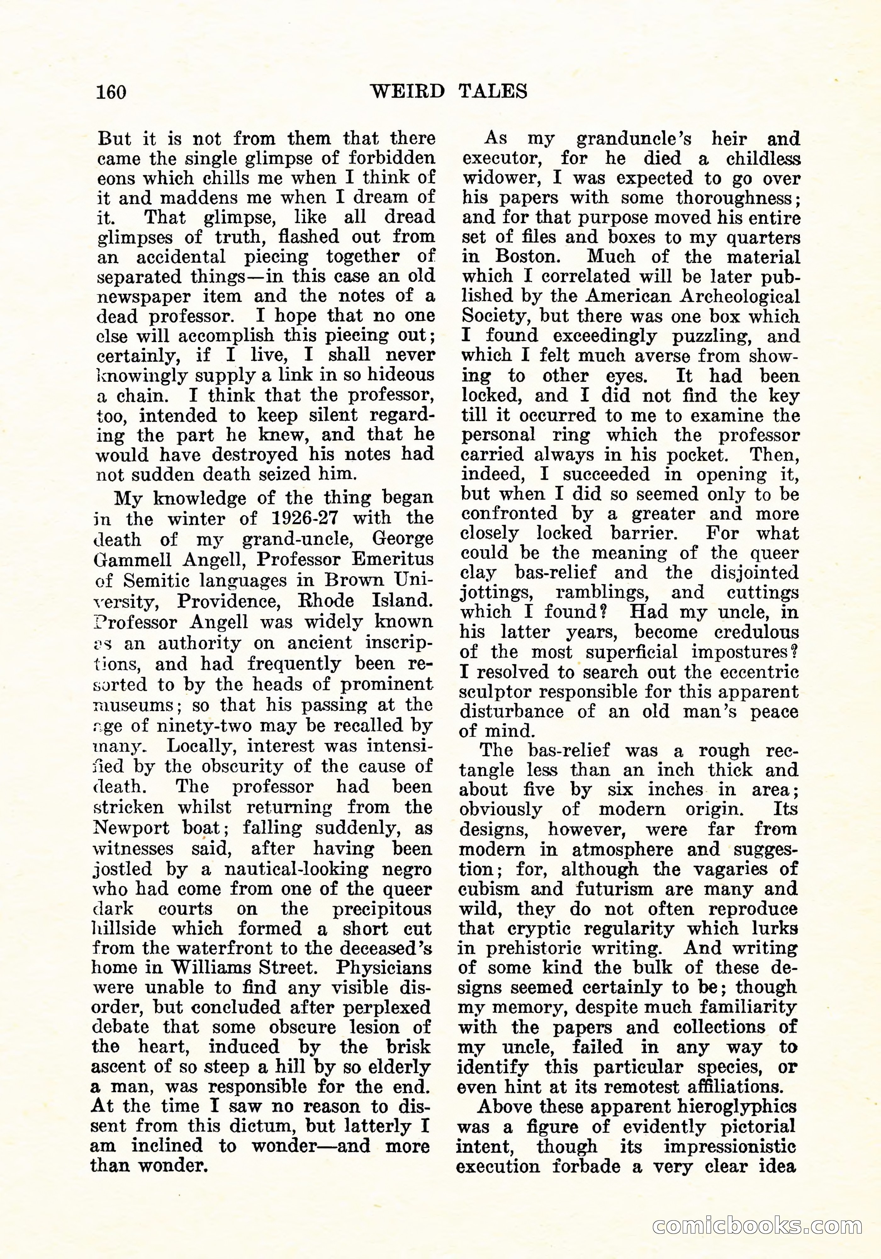 Weird Tales, Vol. 11, No. 2 — page 17 of 146