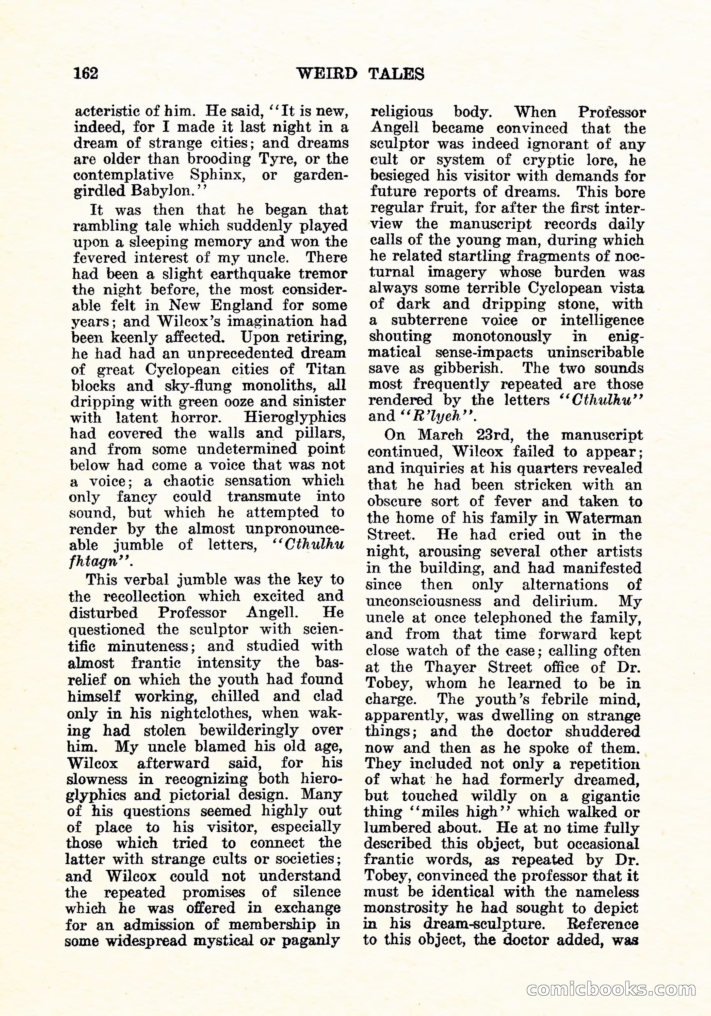 Weird Tales, Vol. 11, No. 2 — page 19 of 146