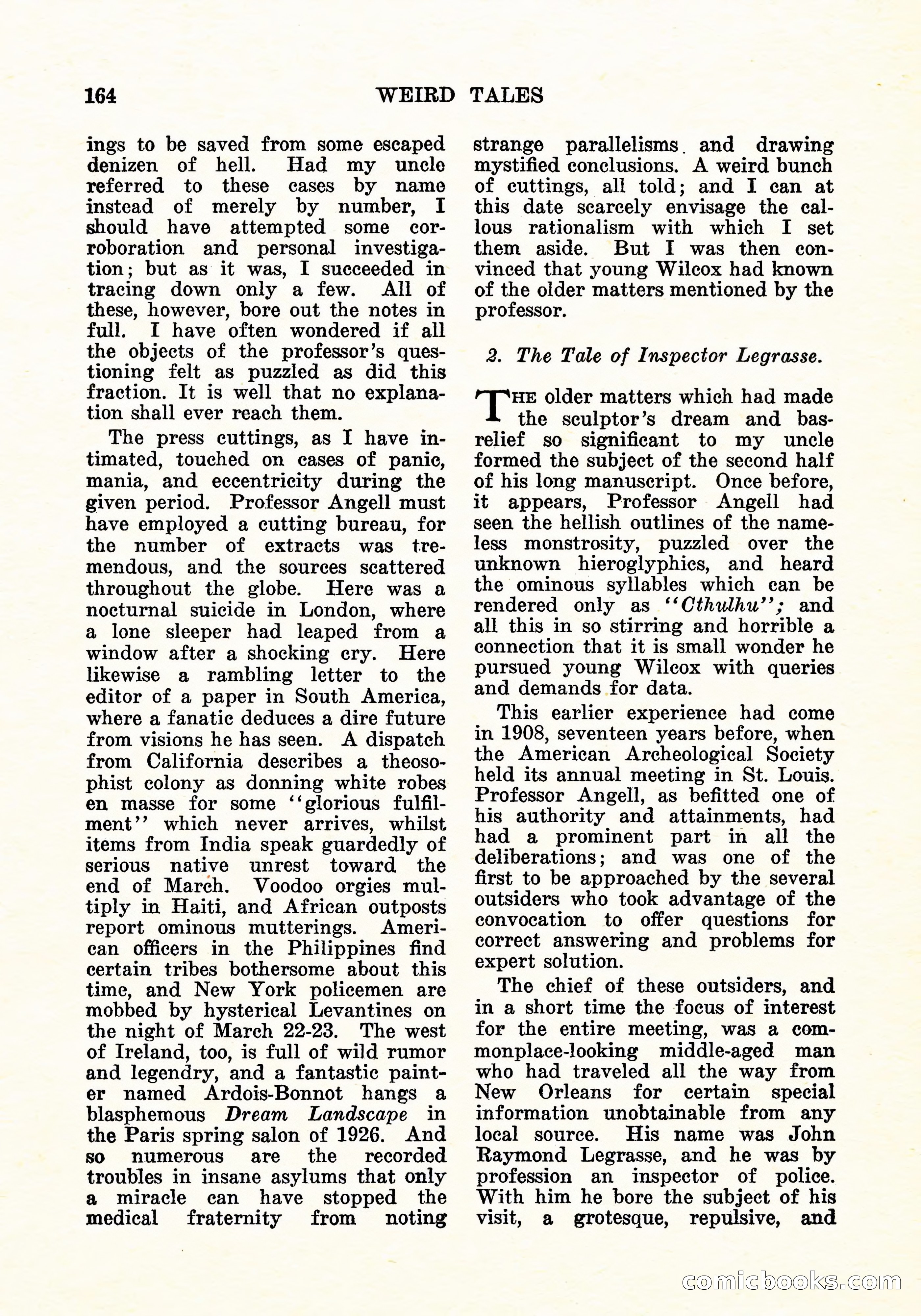 Weird Tales, Vol. 11, No. 2 — page 21 of 146