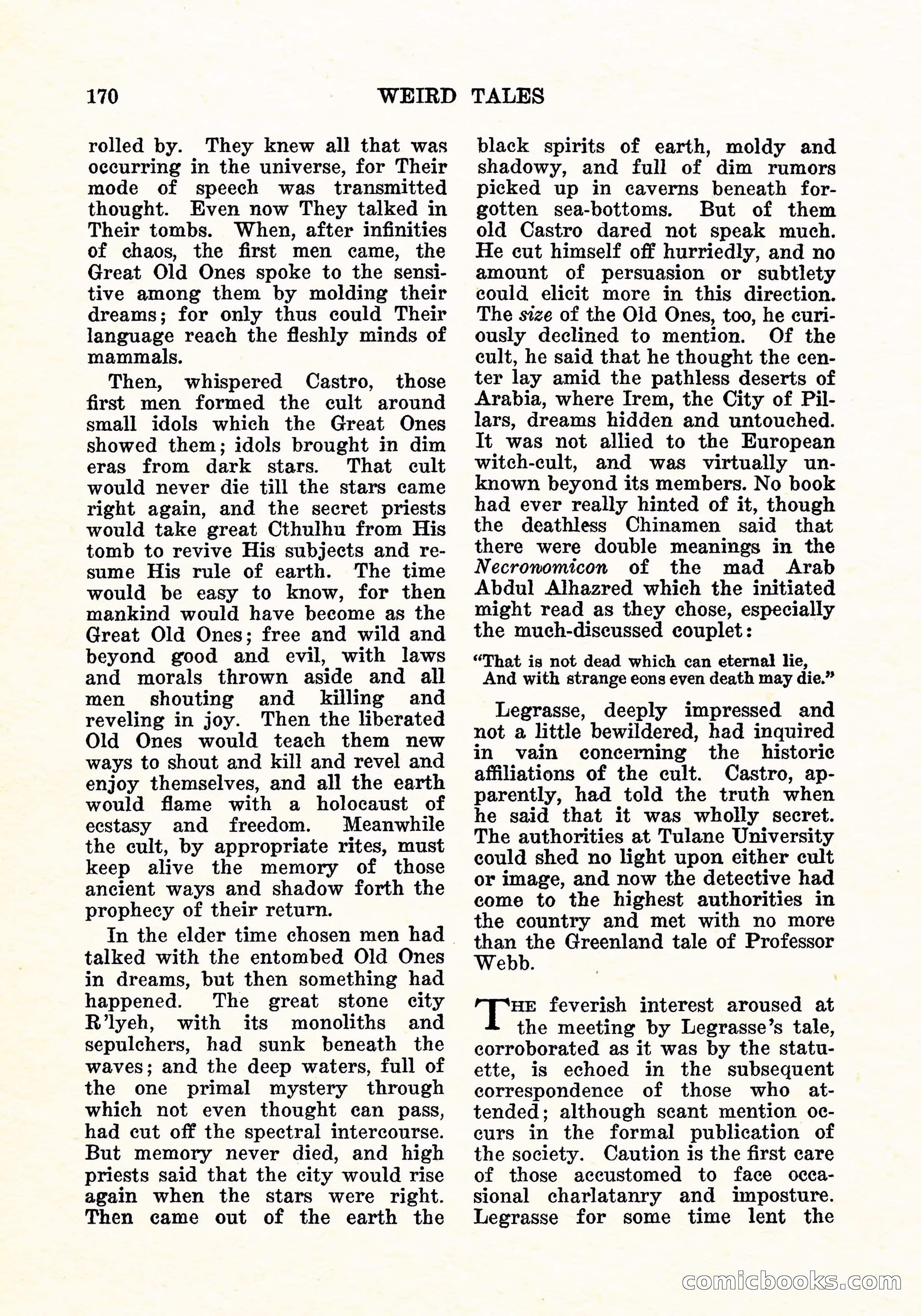 Weird Tales, Vol. 11, No. 2 — page 27 of 146