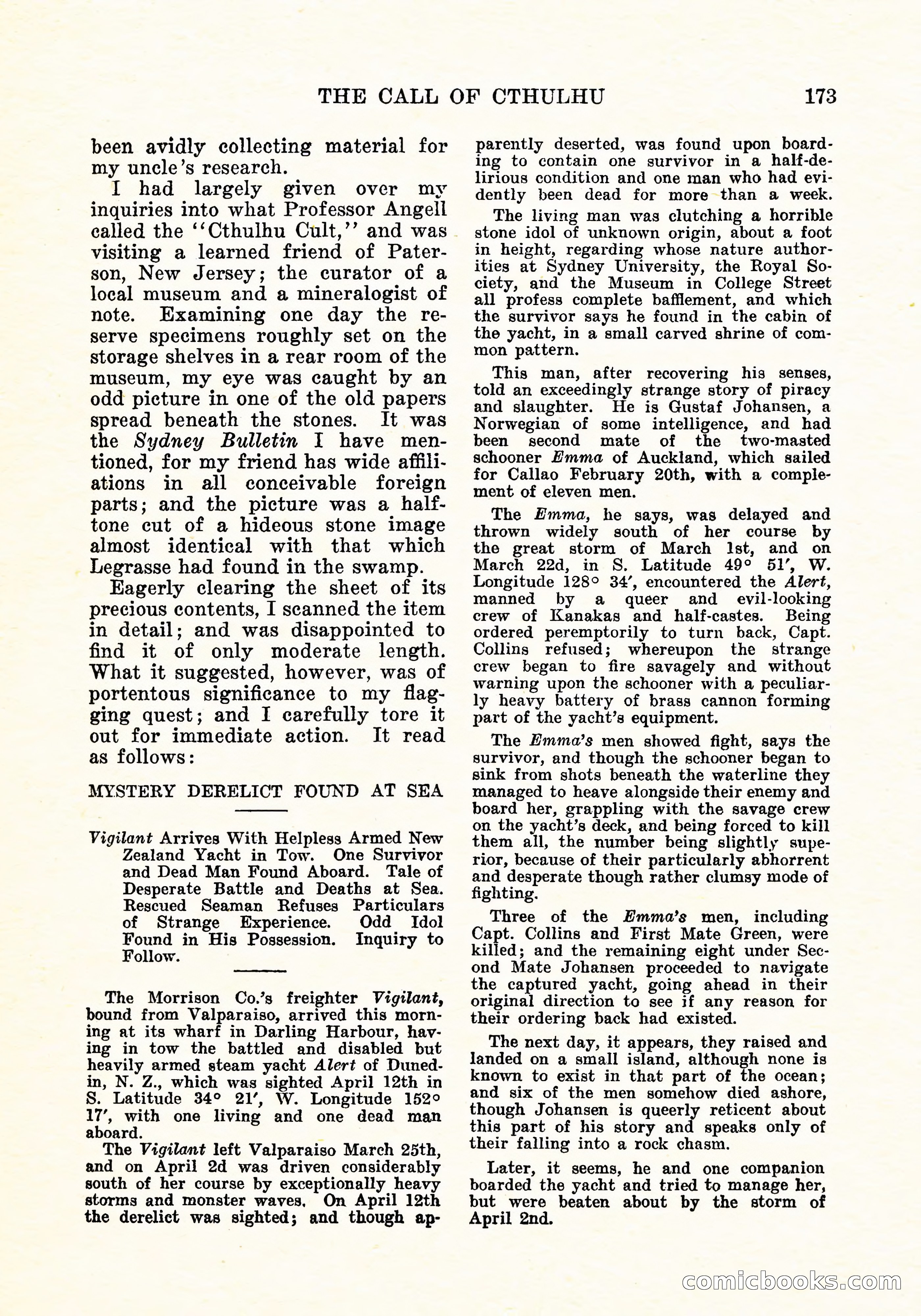 Weird Tales, Vol. 11, No. 2 — page 30 of 146