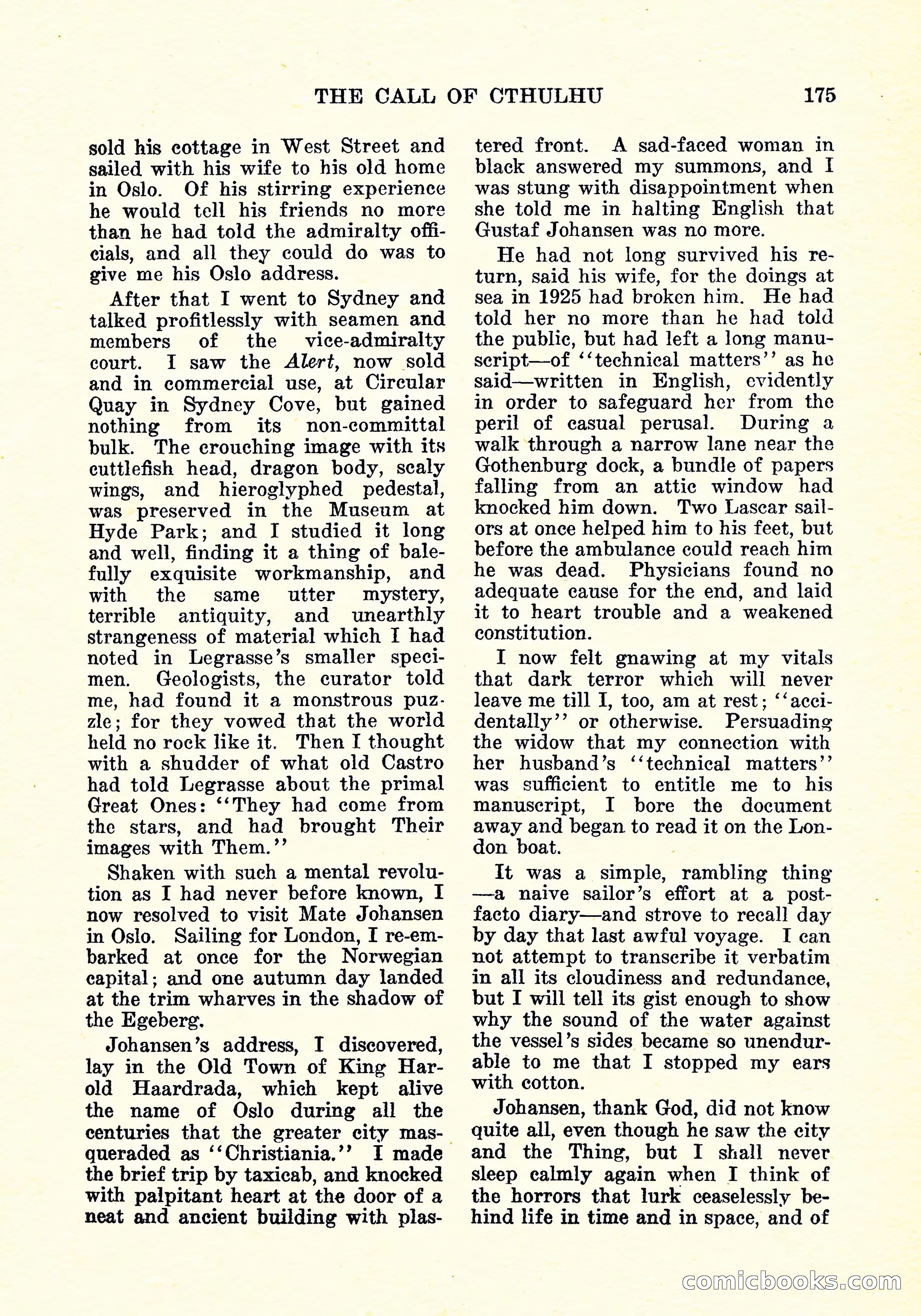 Weird Tales, Vol. 11, No. 2 — page 32 of 146