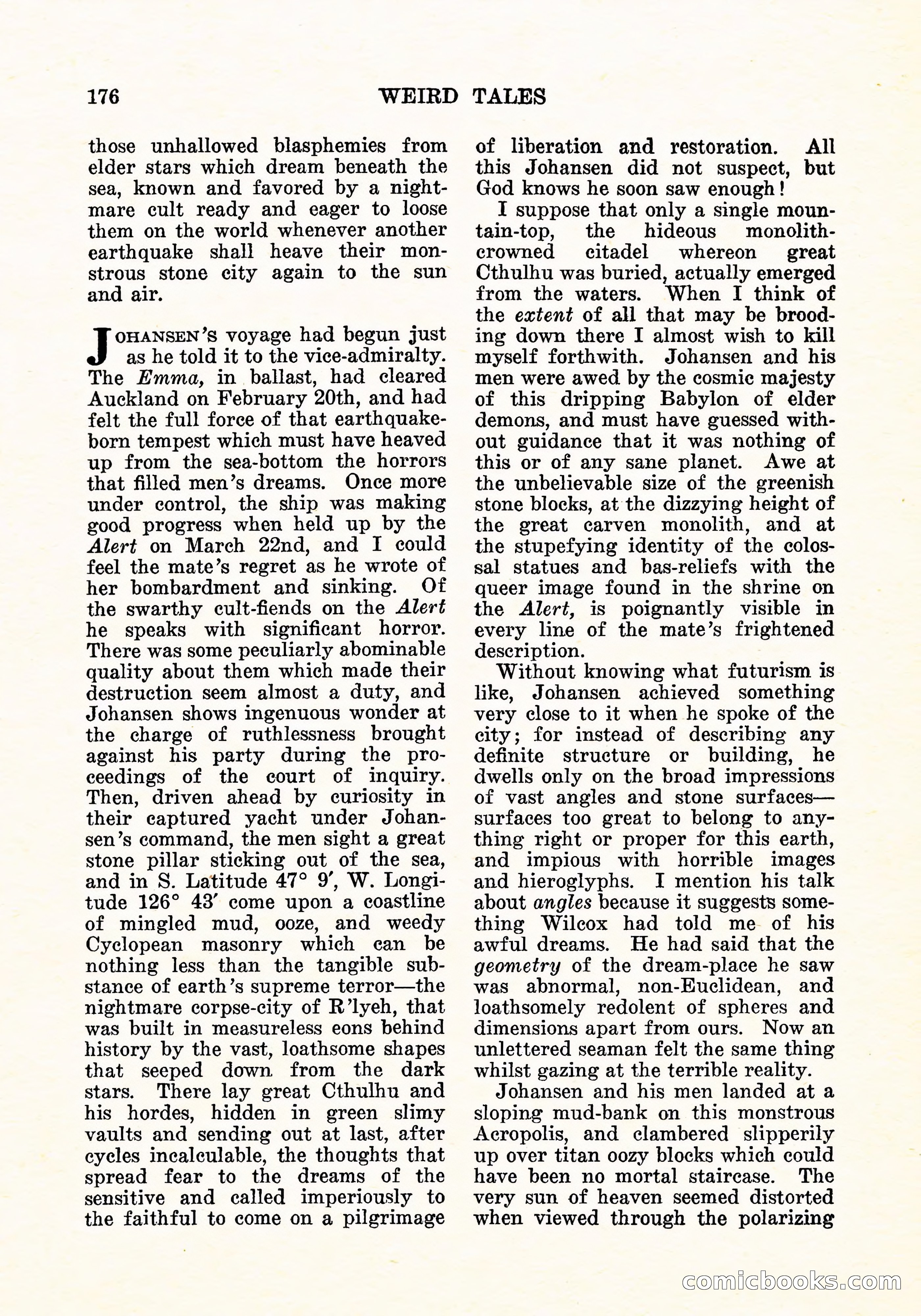 Weird Tales, Vol. 11, No. 2 — page 33 of 146