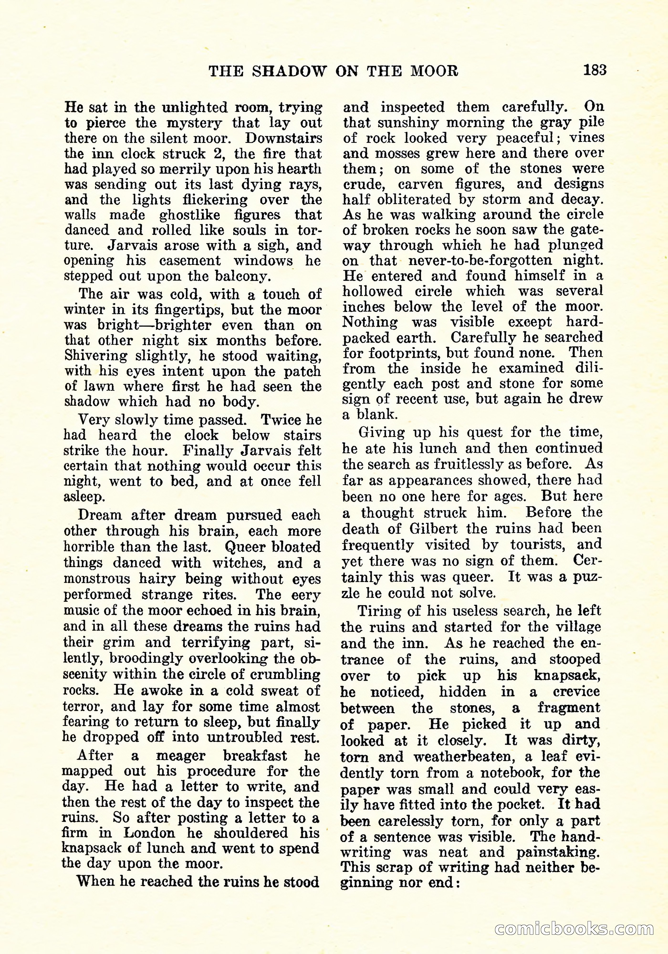 Weird Tales, Vol. 11, No. 2 — page 40 of 146