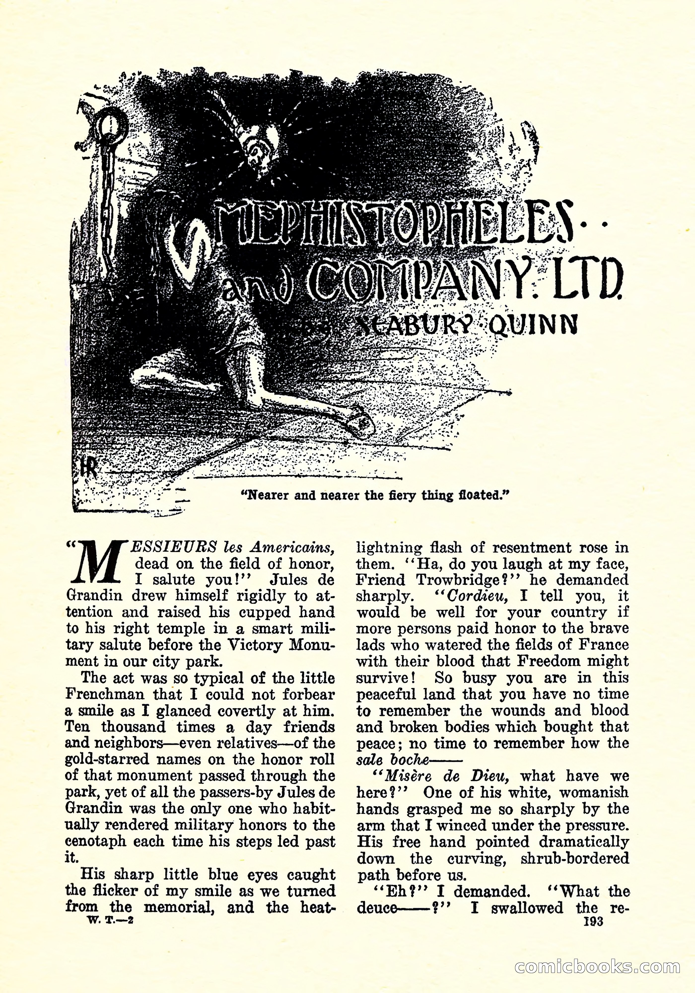 Weird Tales, Vol. 11, No. 2 — page 50 of 146