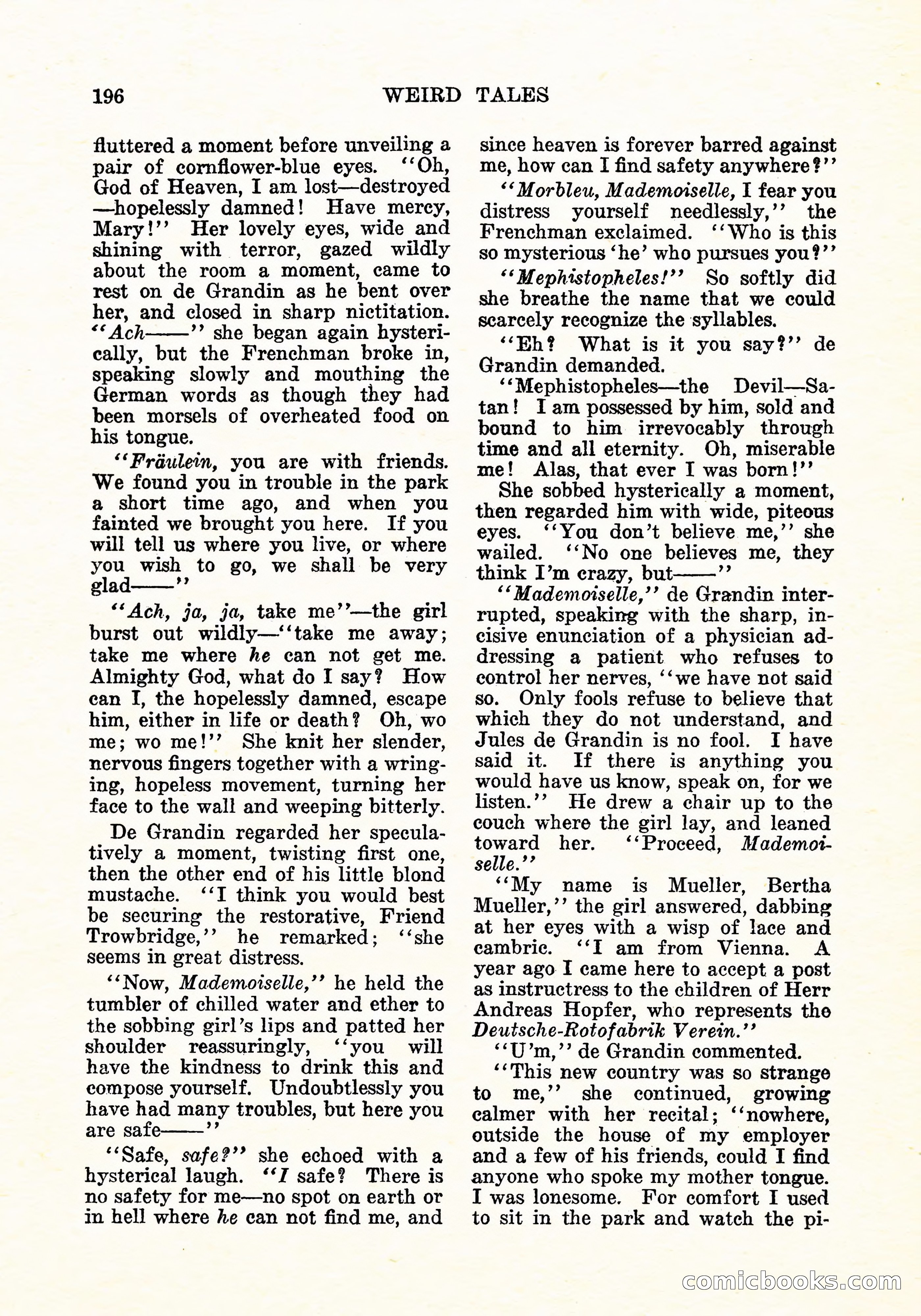 Weird Tales, Vol. 11, No. 2 — page 53 of 146