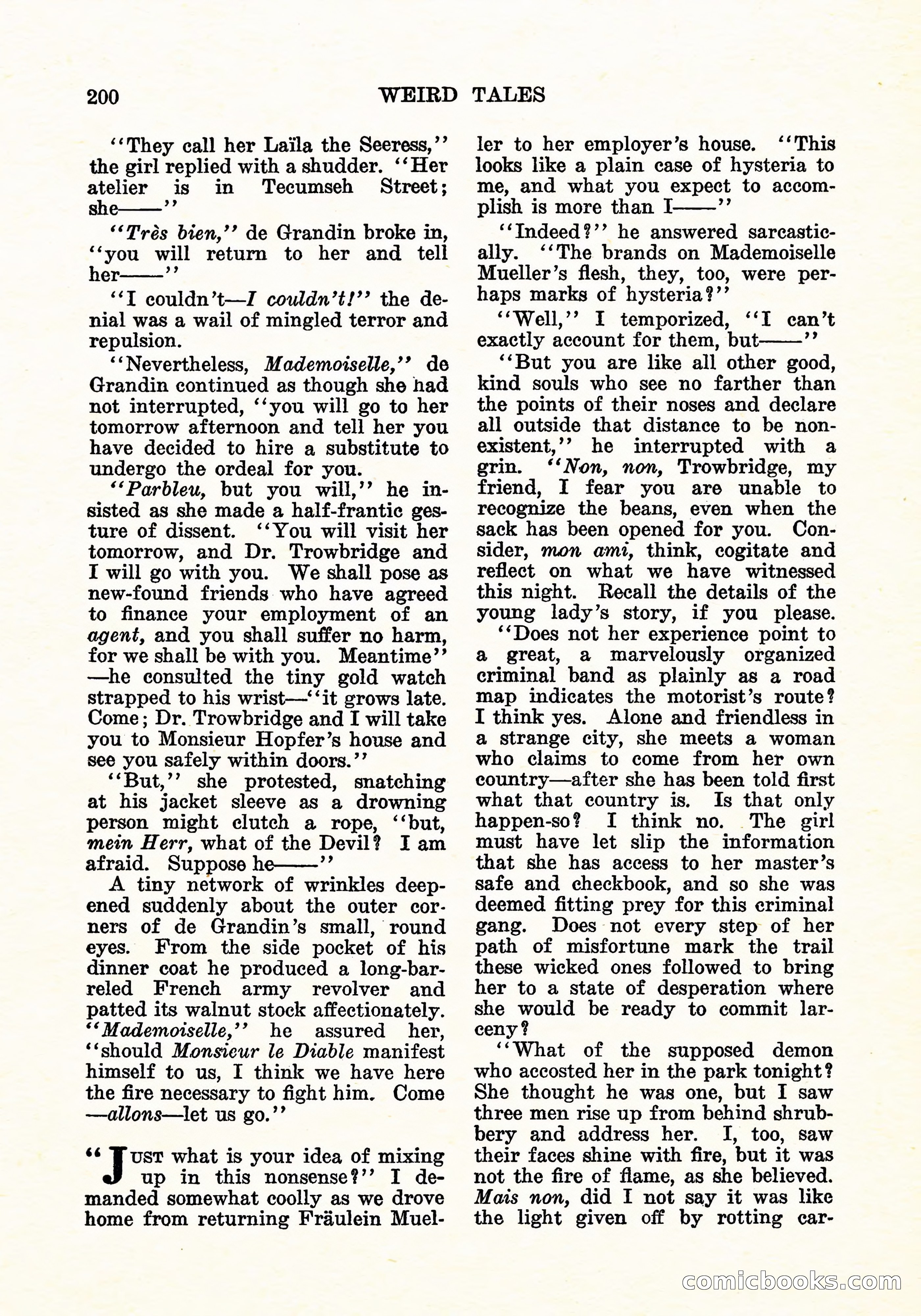 Weird Tales, Vol. 11, No. 2 — page 57 of 146