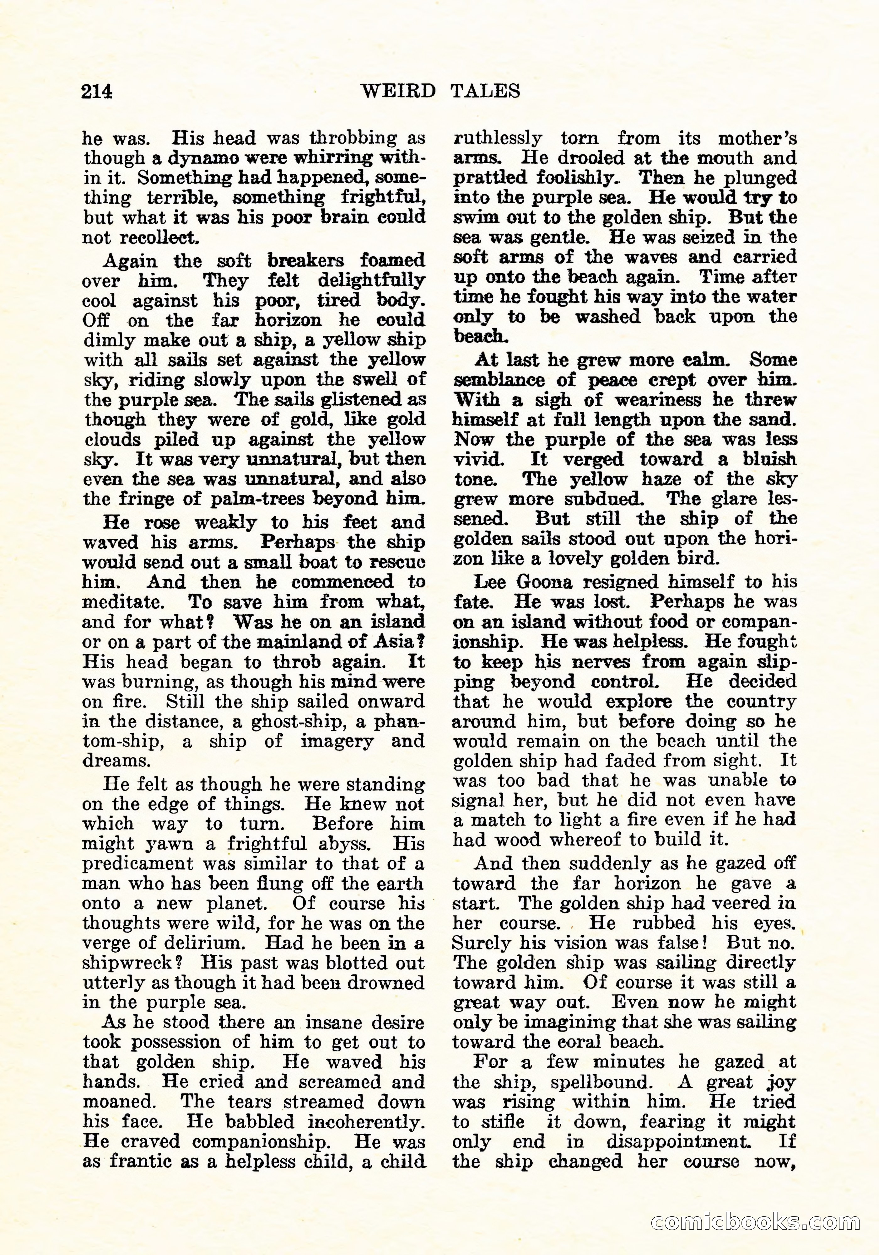 Weird Tales, Vol. 11, No. 2 — page 71 of 146
