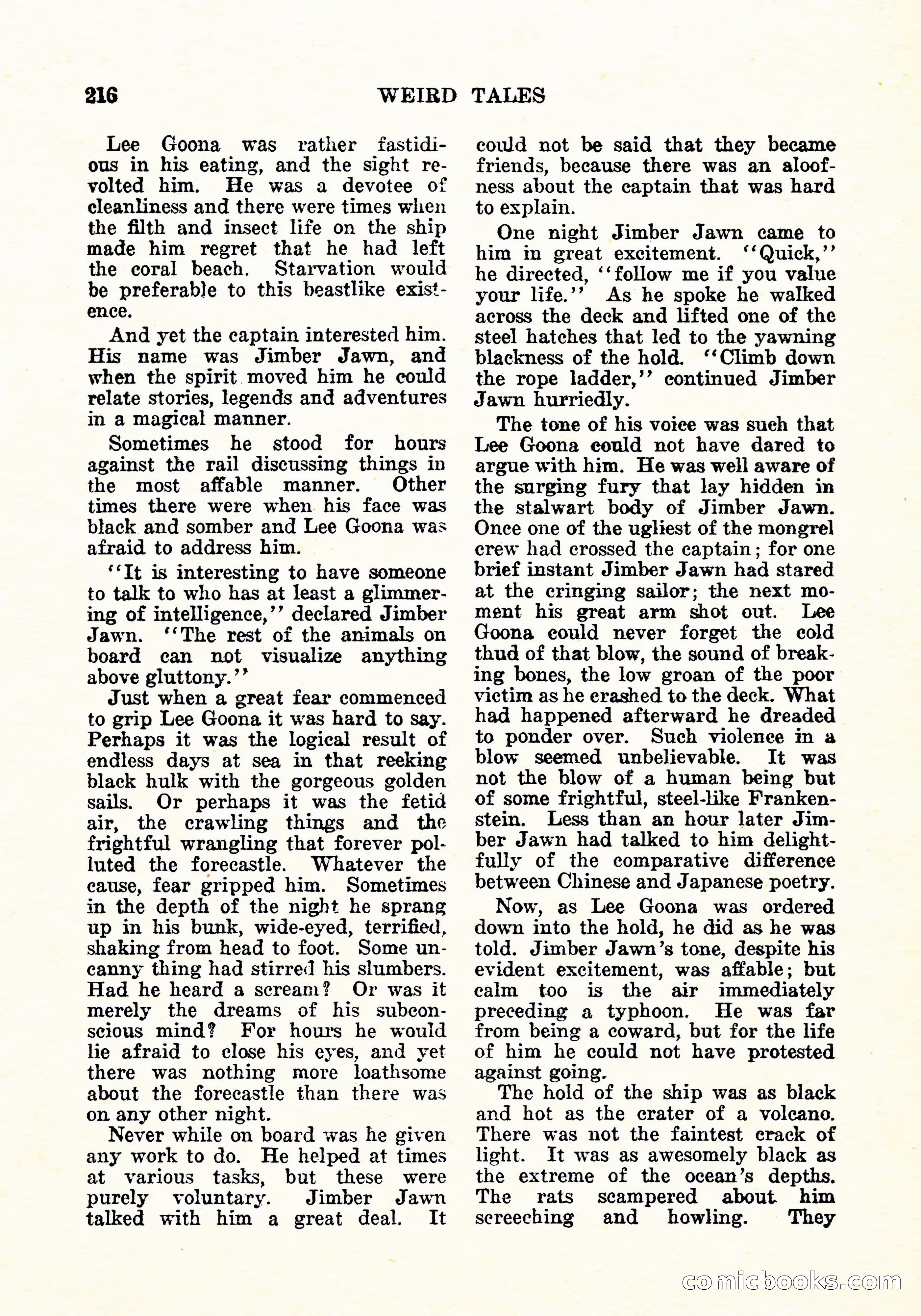 Weird Tales, Vol. 11, No. 2 — page 73 of 146