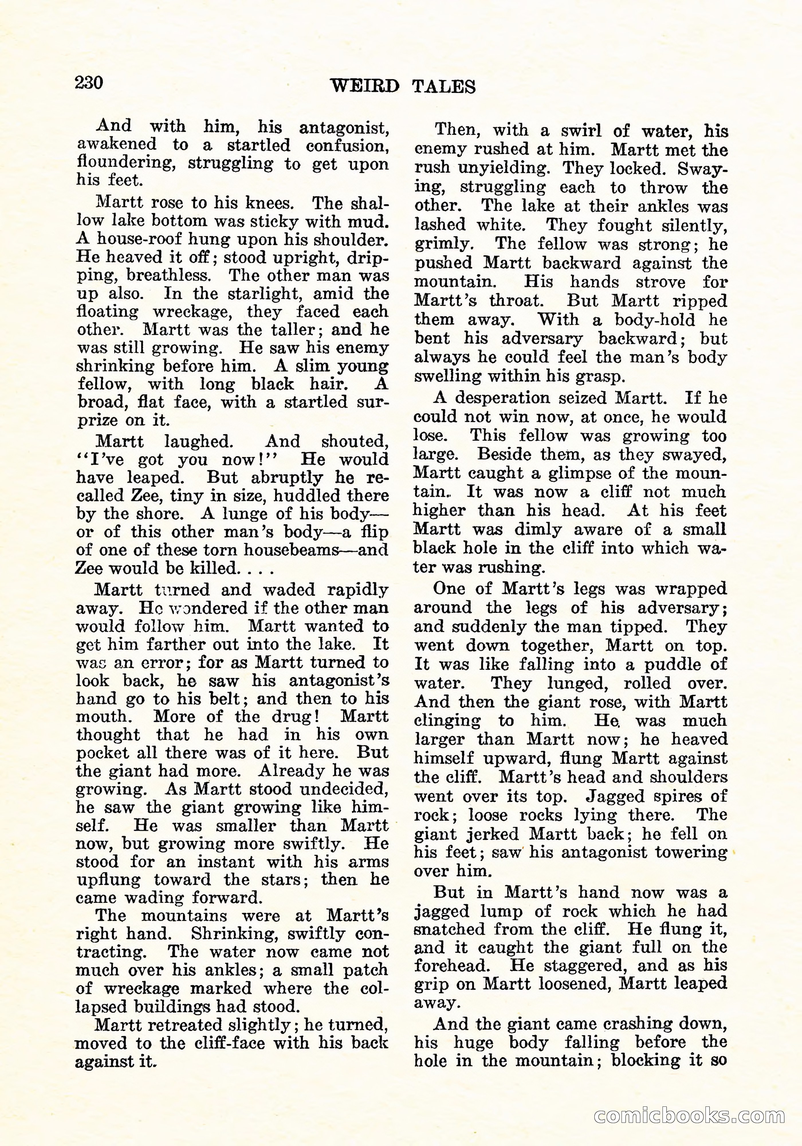 Weird Tales, Vol. 11, No. 2 — page 87 of 146
