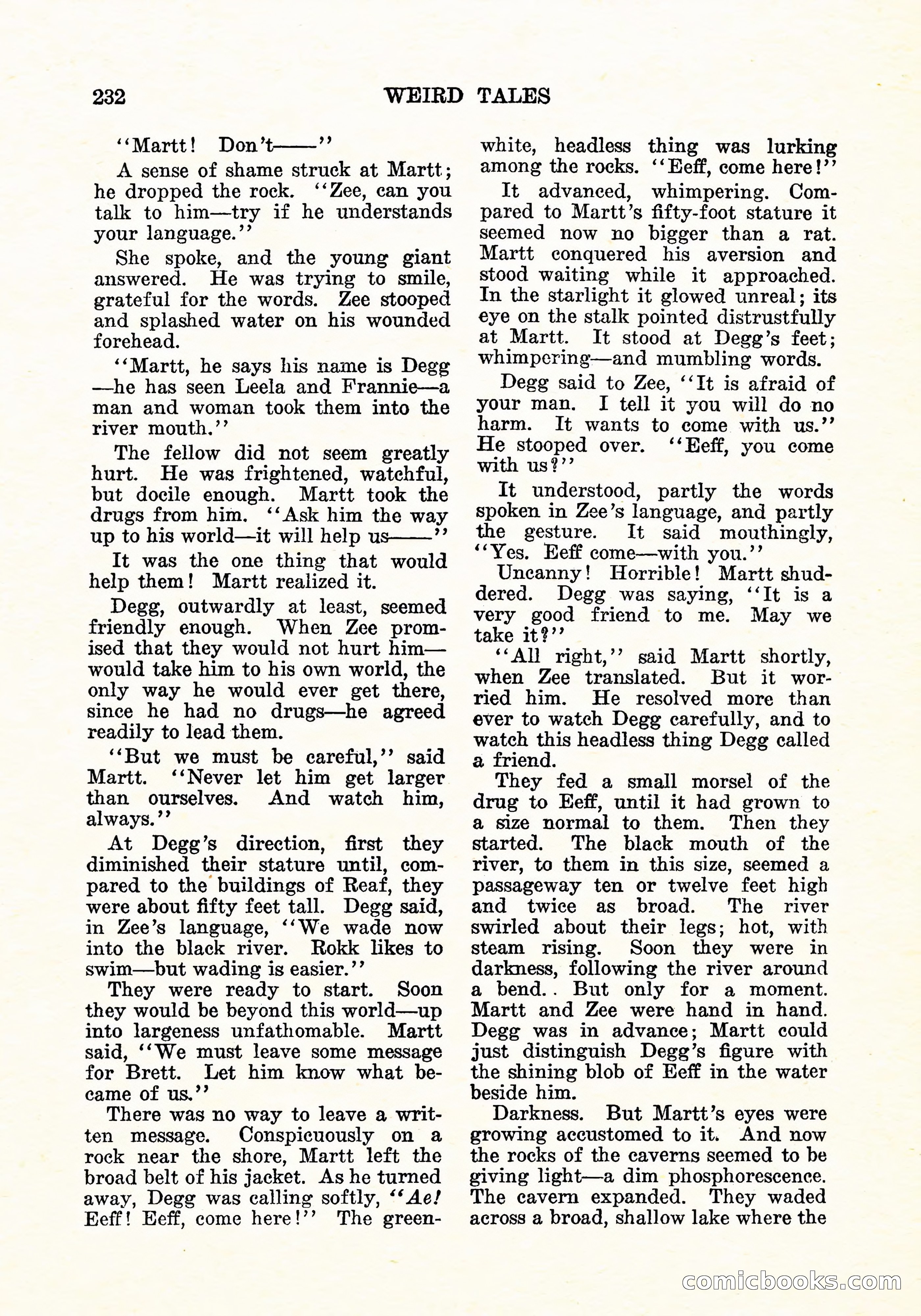 Weird Tales, Vol. 11, No. 2 — page 89 of 146