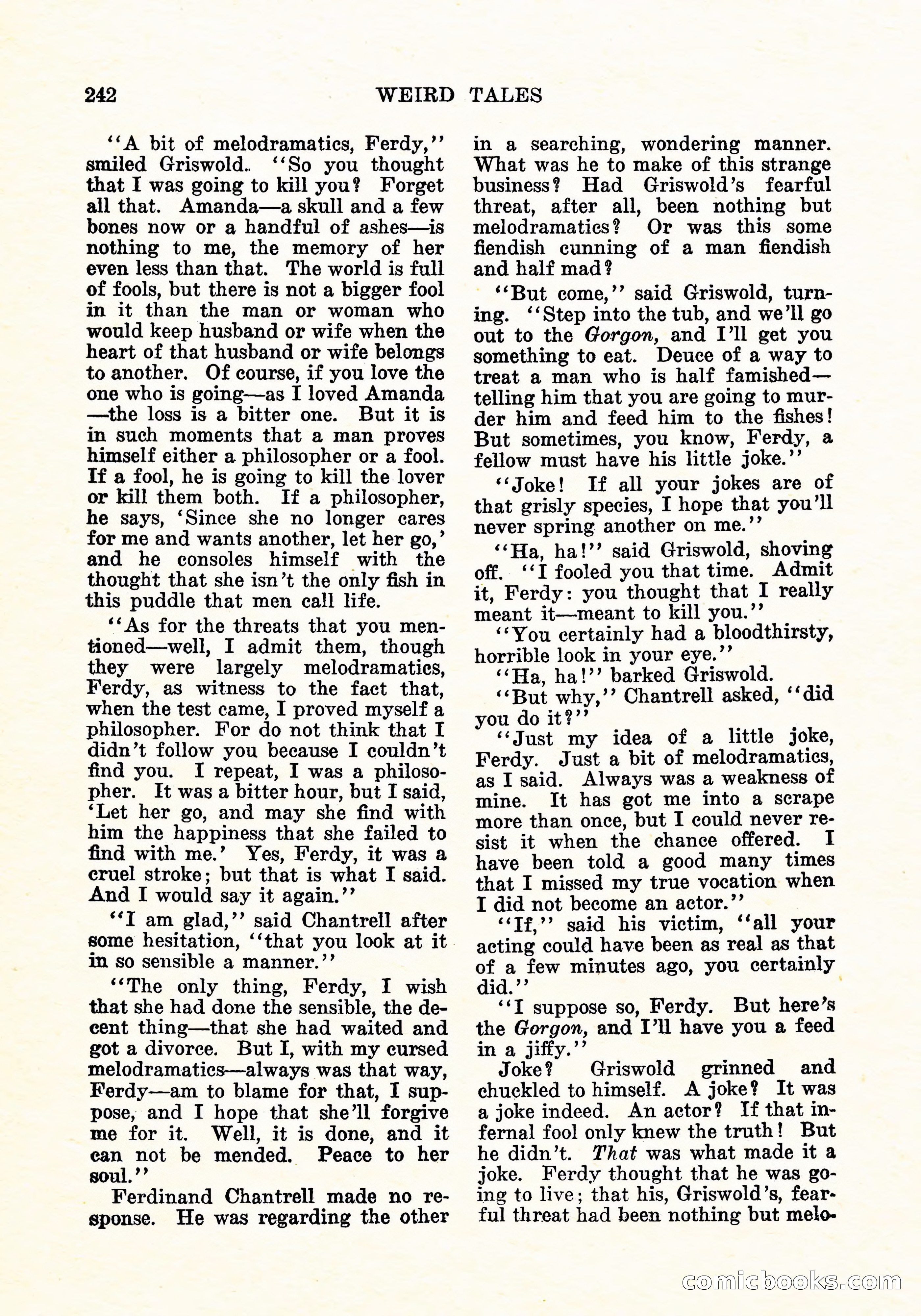 Weird Tales, Vol. 11, No. 2 — page 99 of 146