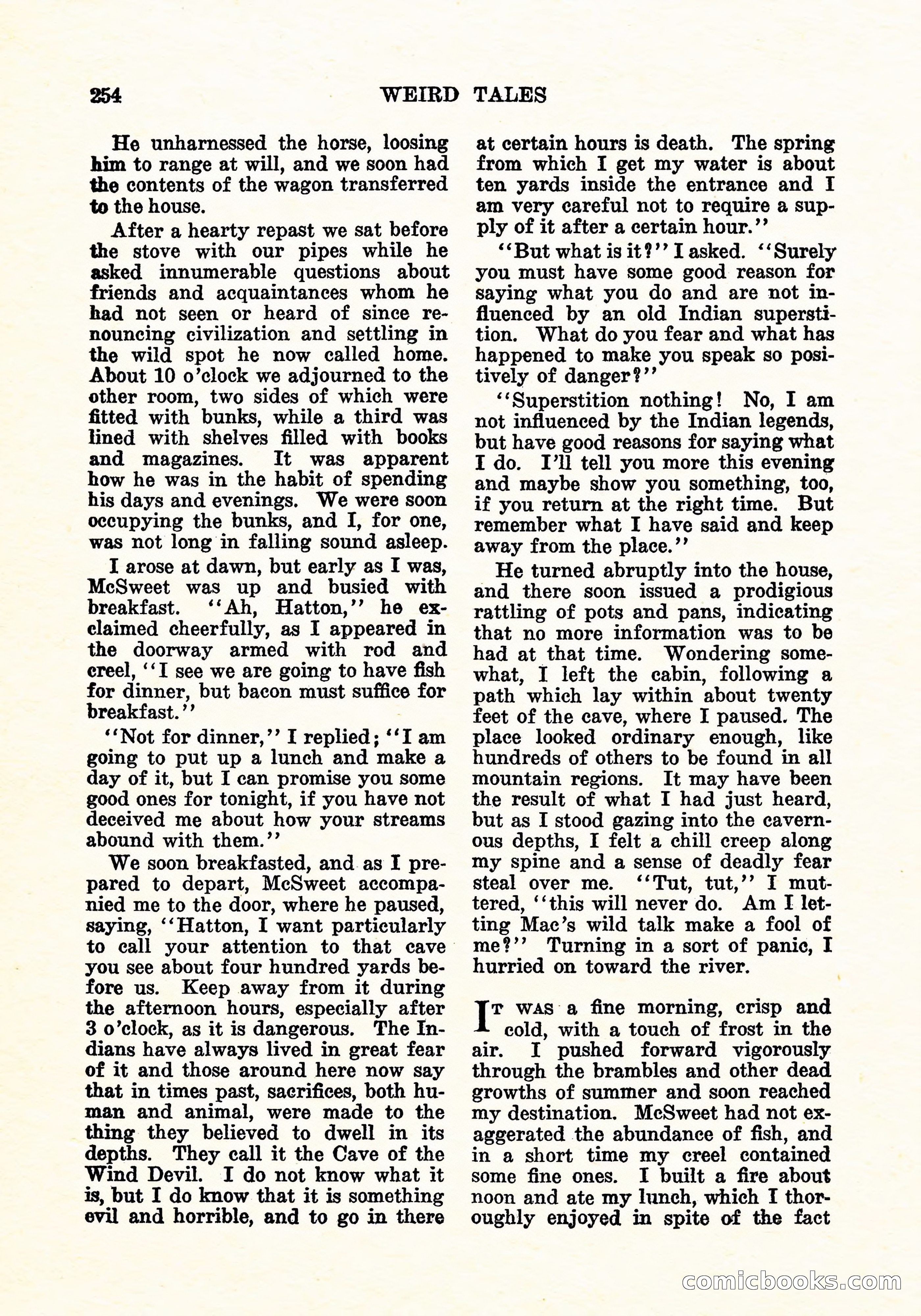 Weird Tales, Vol. 11, No. 2 — page 111 of 146