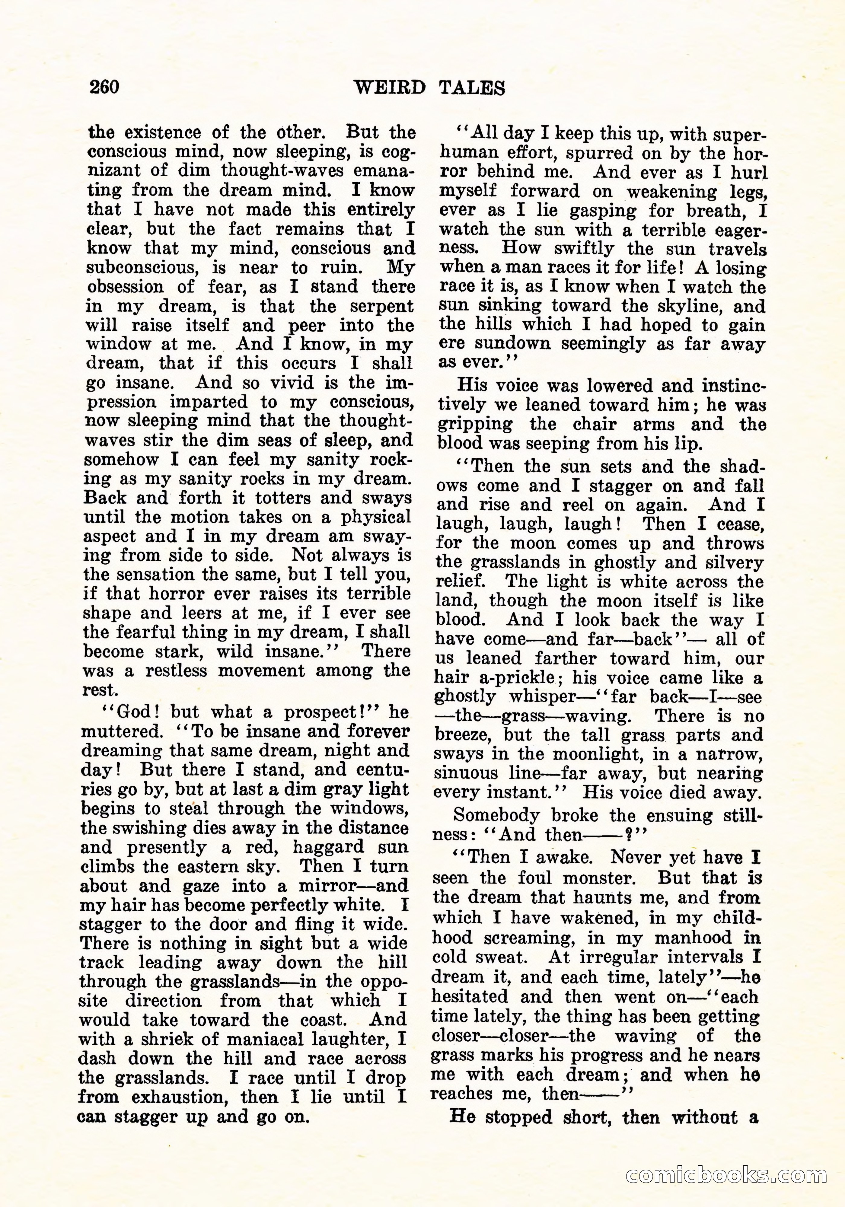 Weird Tales, Vol. 11, No. 2 — page 117 of 146