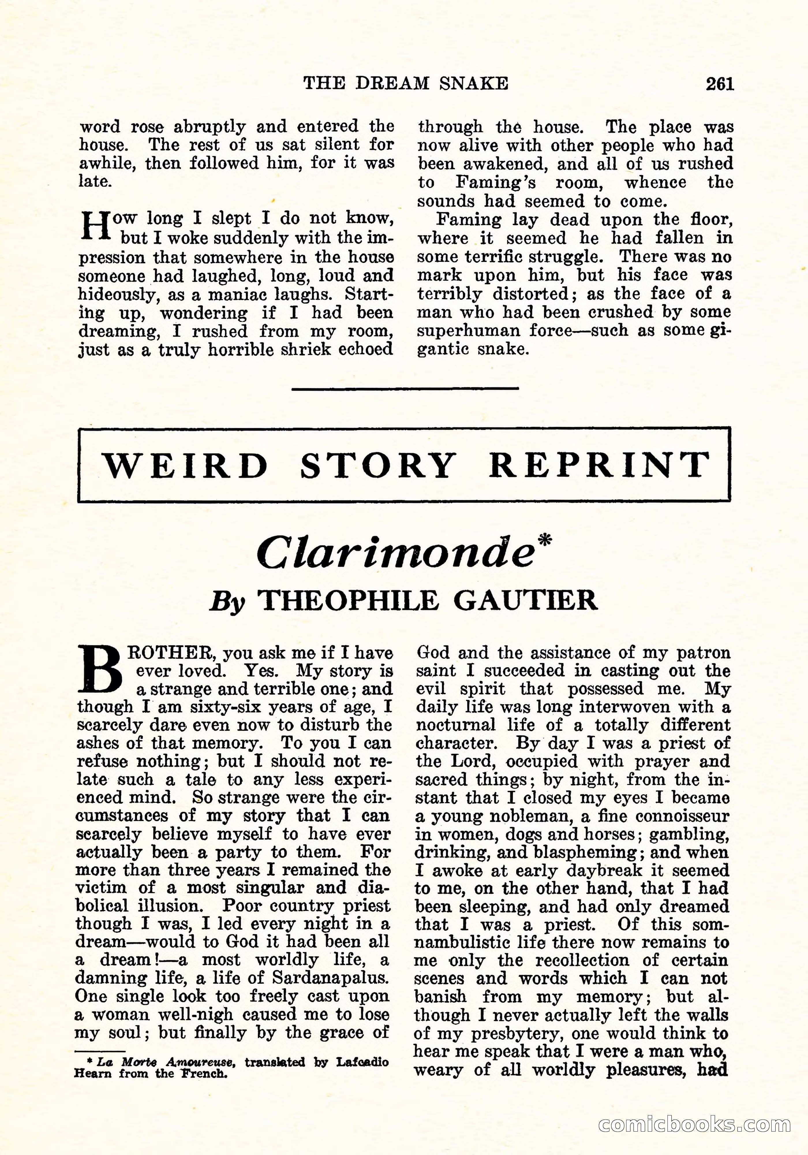 Weird Tales, Vol. 11, No. 2 — page 118 of 146