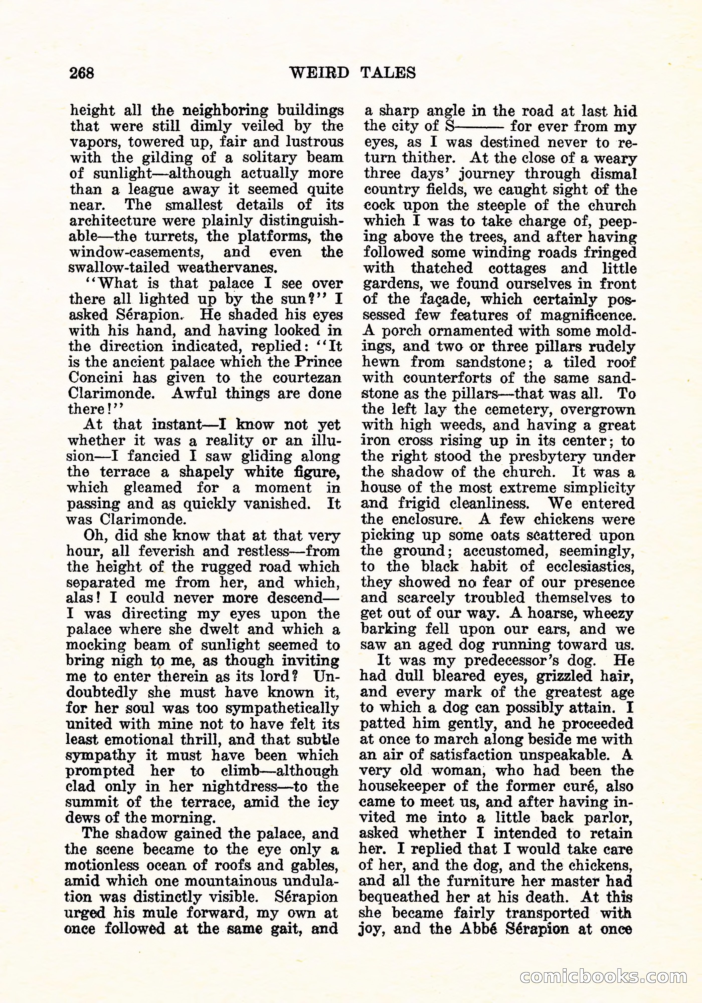 Weird Tales, Vol. 11, No. 2 — page 125 of 146