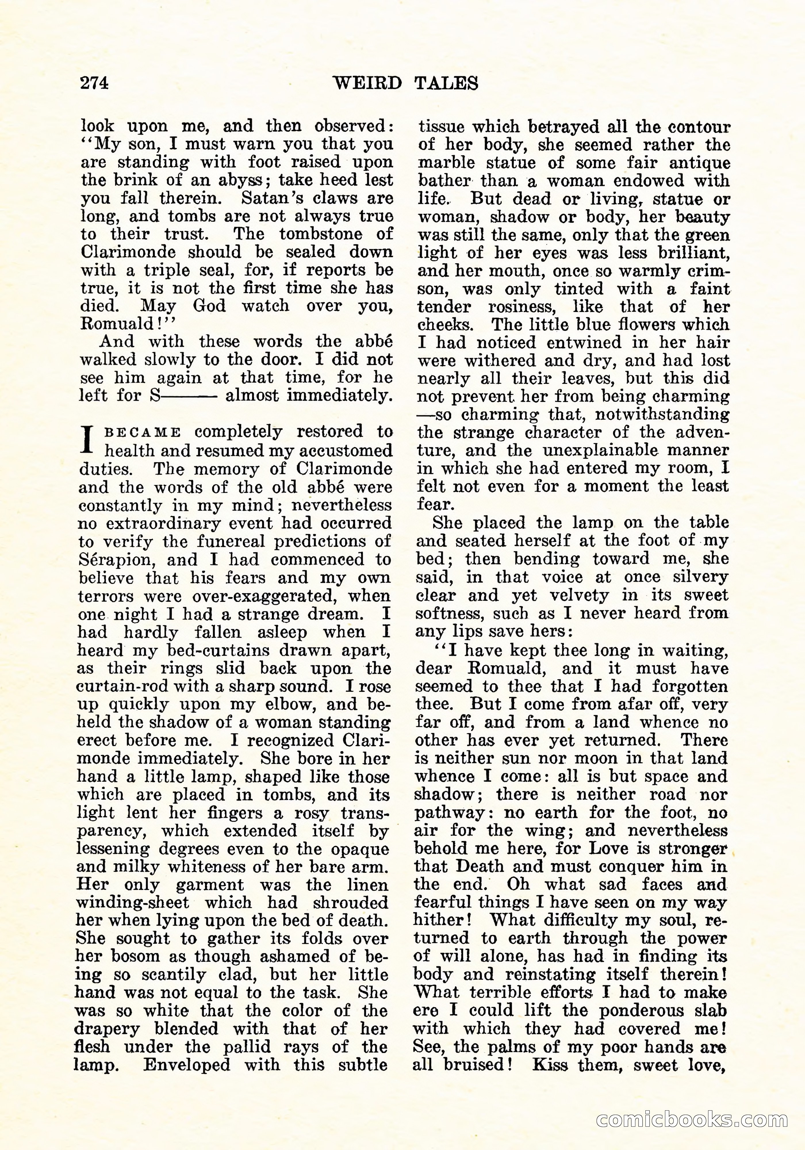 Weird Tales, Vol. 11, No. 2 — page 131 of 146