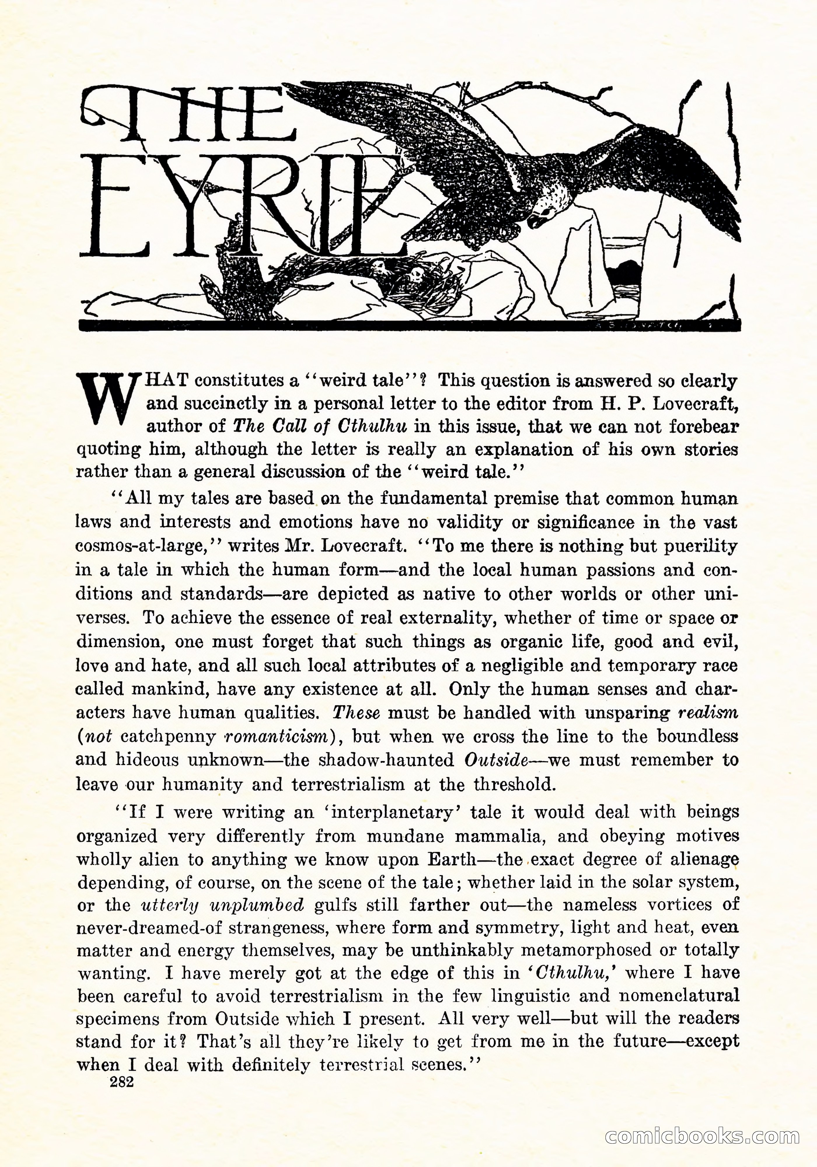 Weird Tales, Vol. 11, No. 2 — page 139 of 146