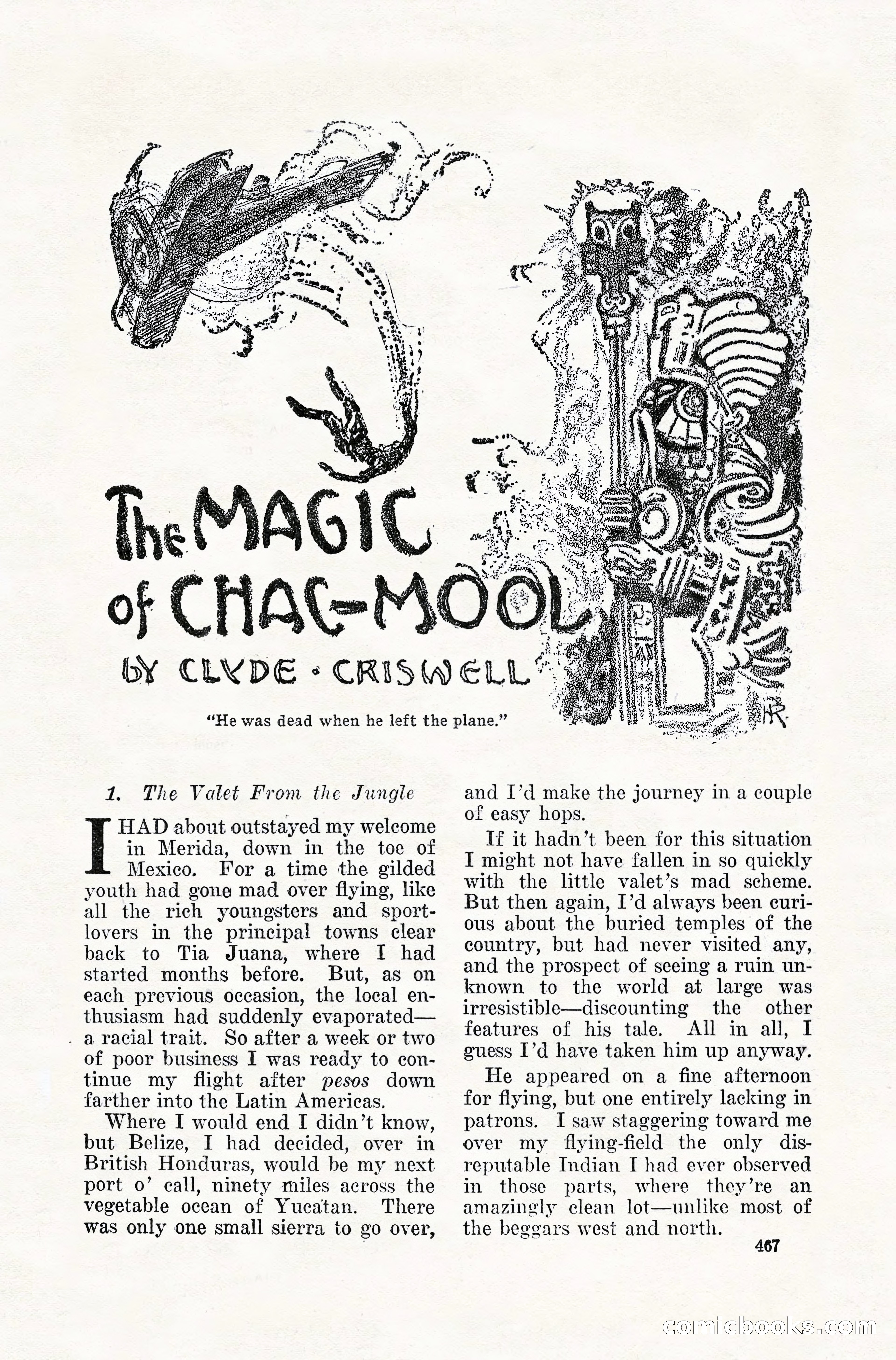 Weird Tales, April 1928 — page 36 of 146
