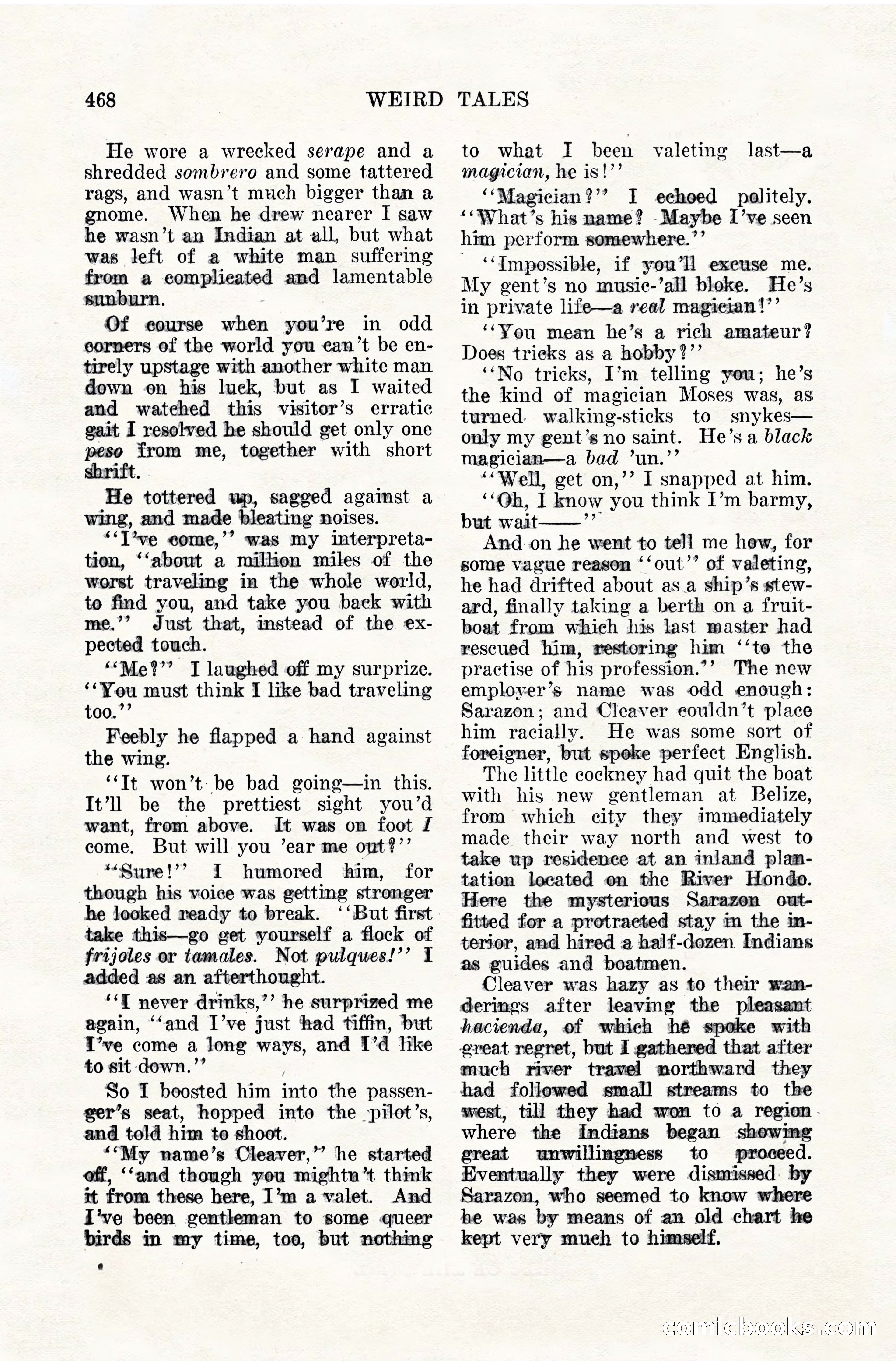 Weird Tales, April 1928 — page 37 of 146