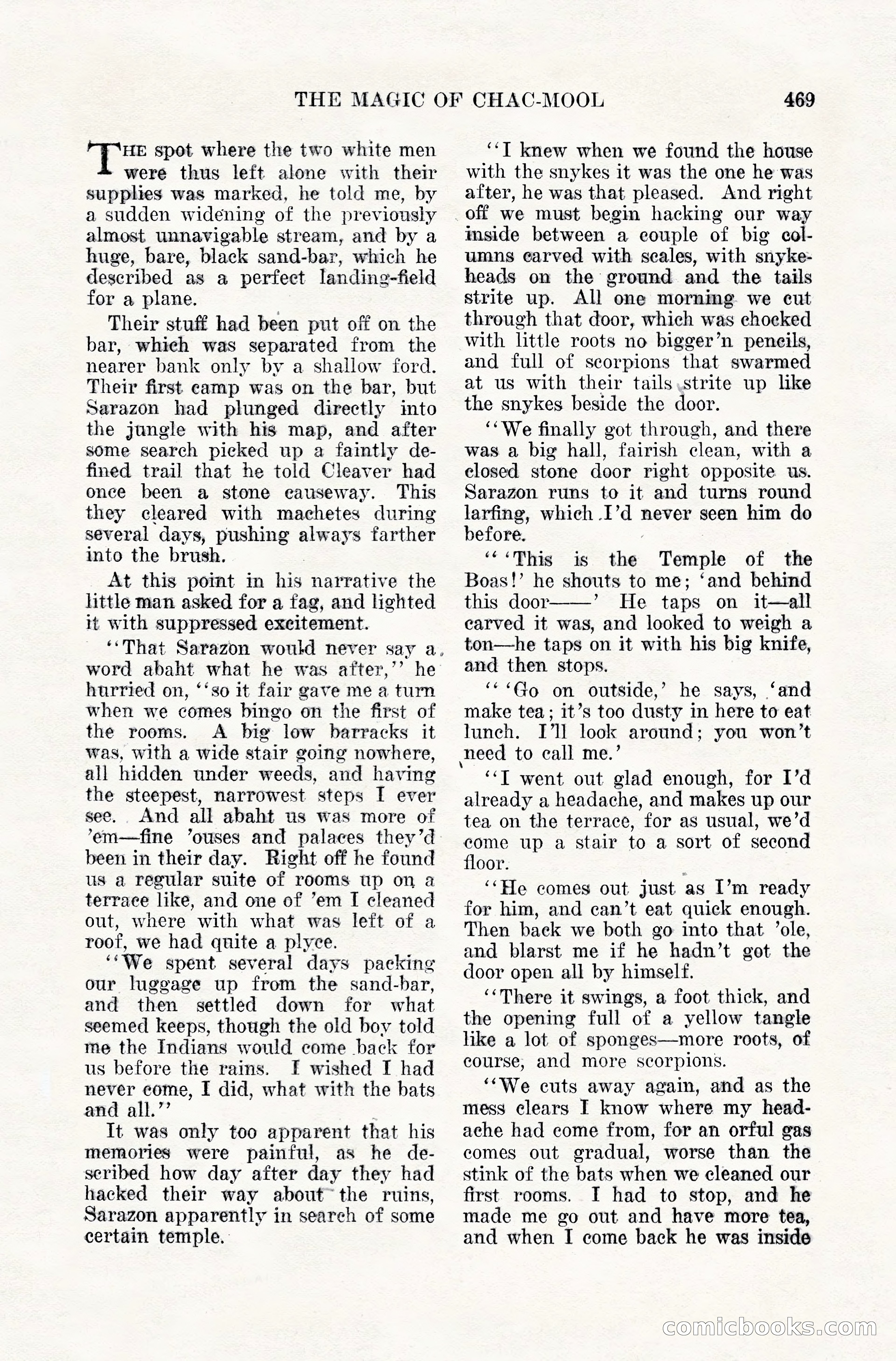 Weird Tales, April 1928 — page 38 of 146