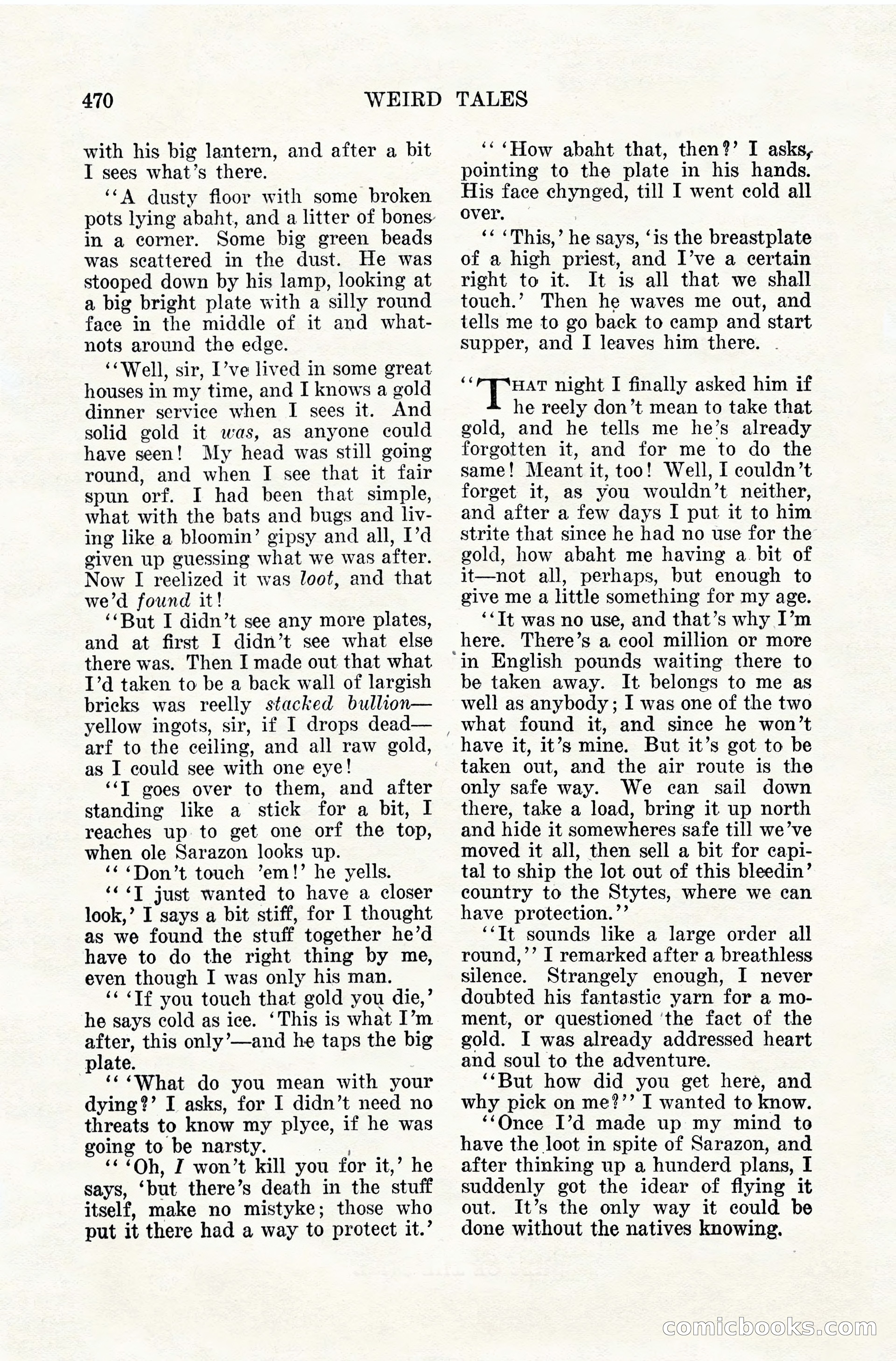 Weird Tales, April 1928 — page 39 of 146