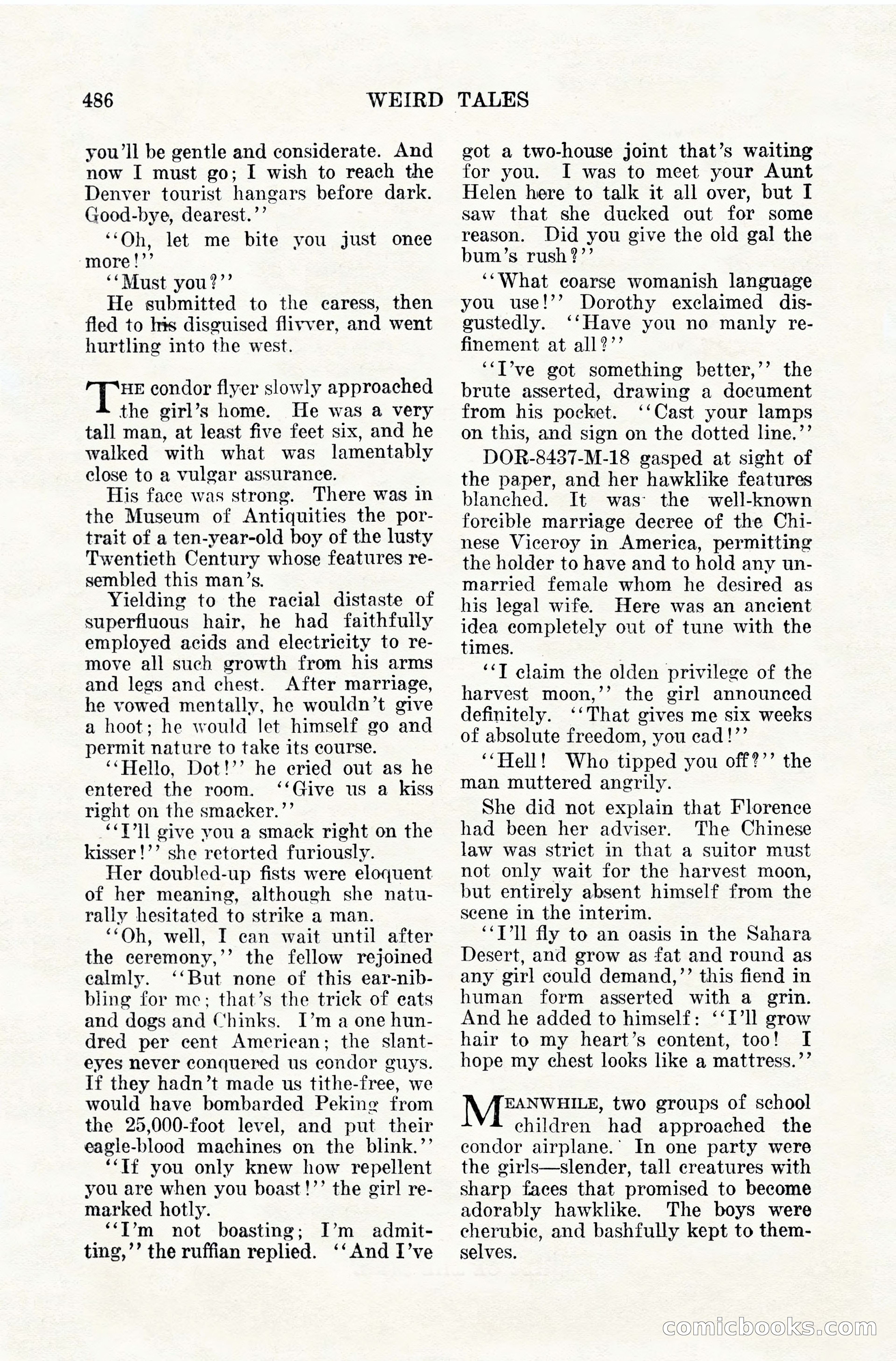 Weird Tales, April 1928 — page 55 of 146