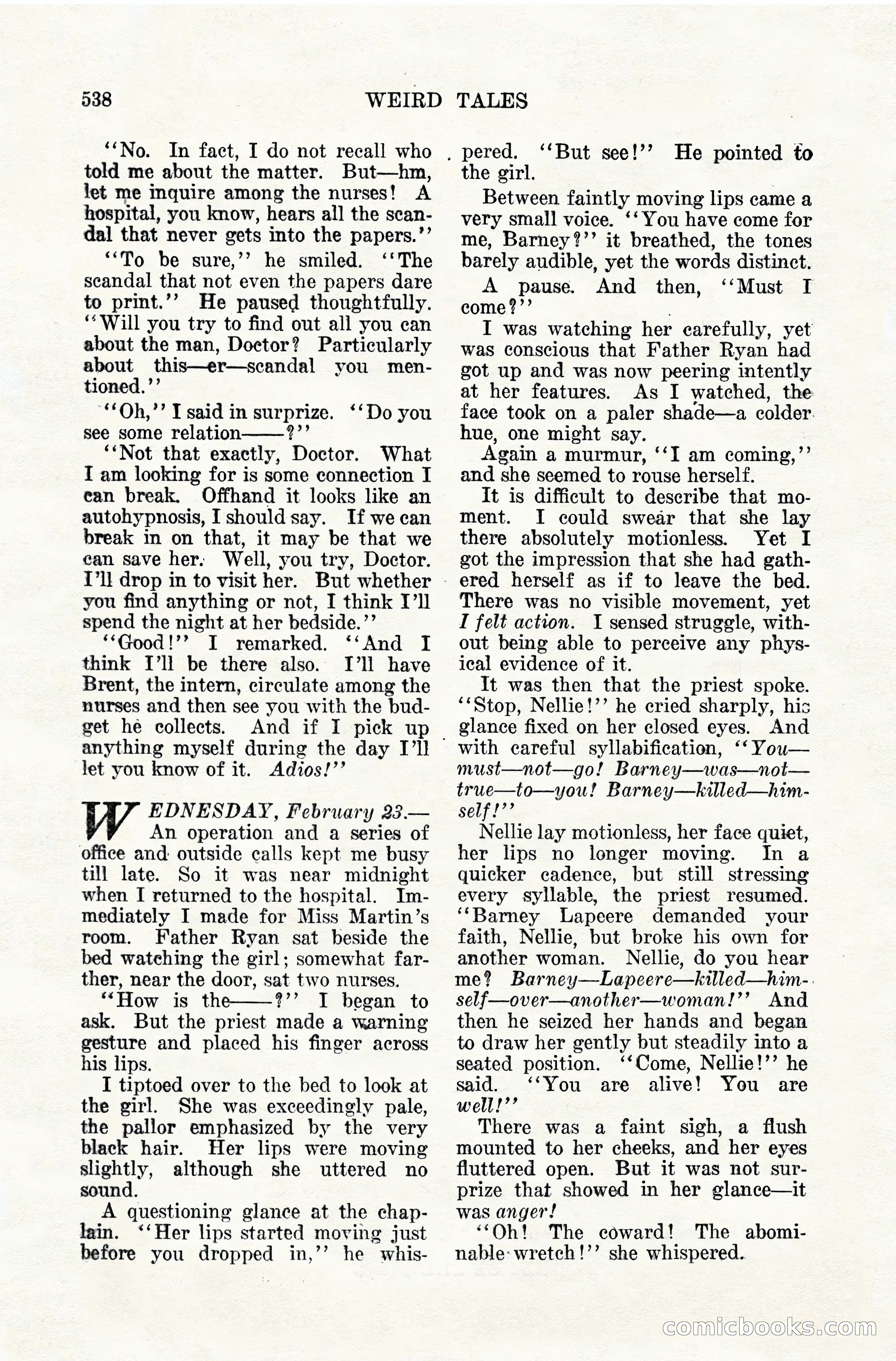 Weird Tales, April 1928 — page 107 of 146