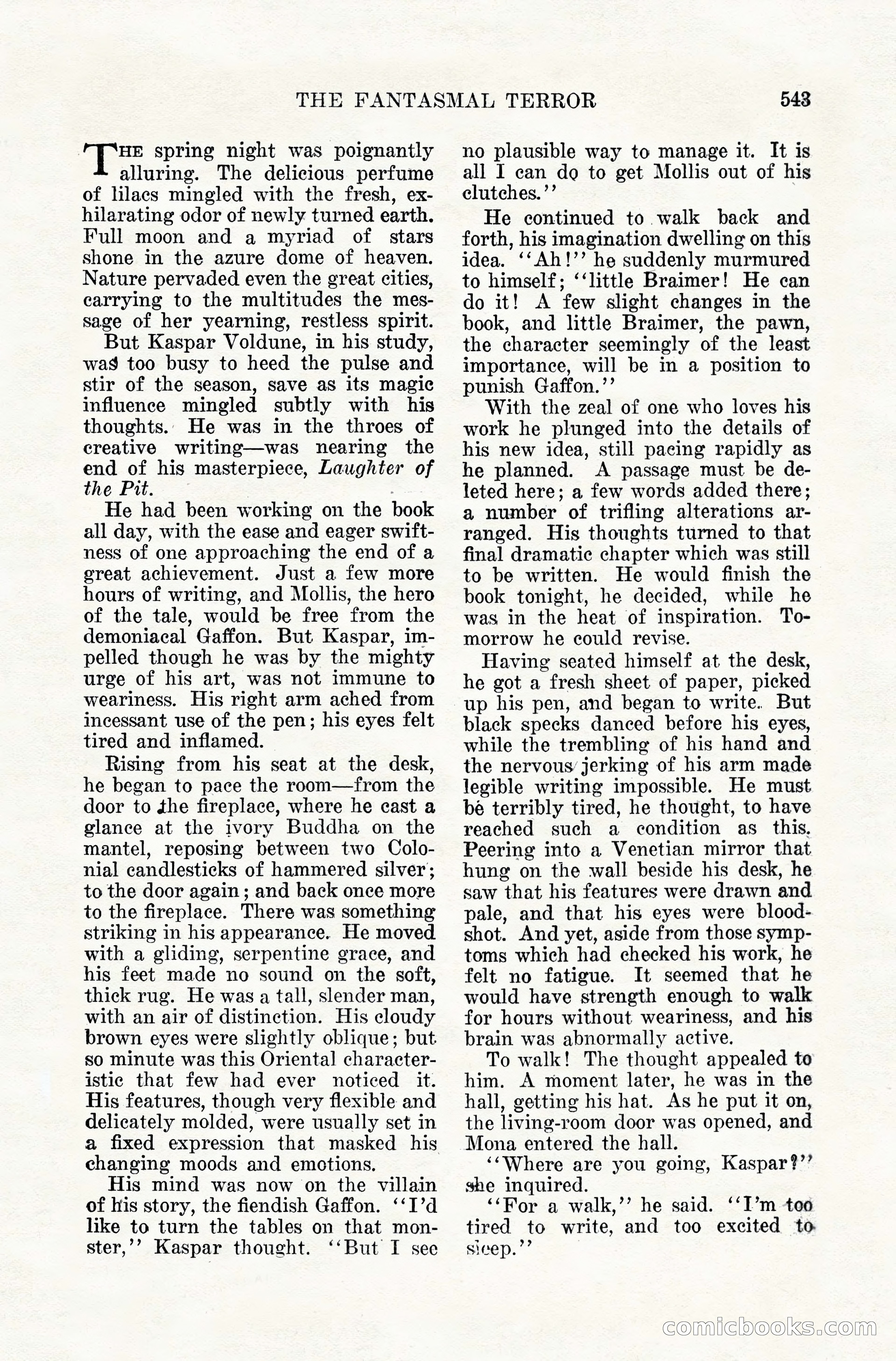Weird Tales, April 1928 — page 112 of 146