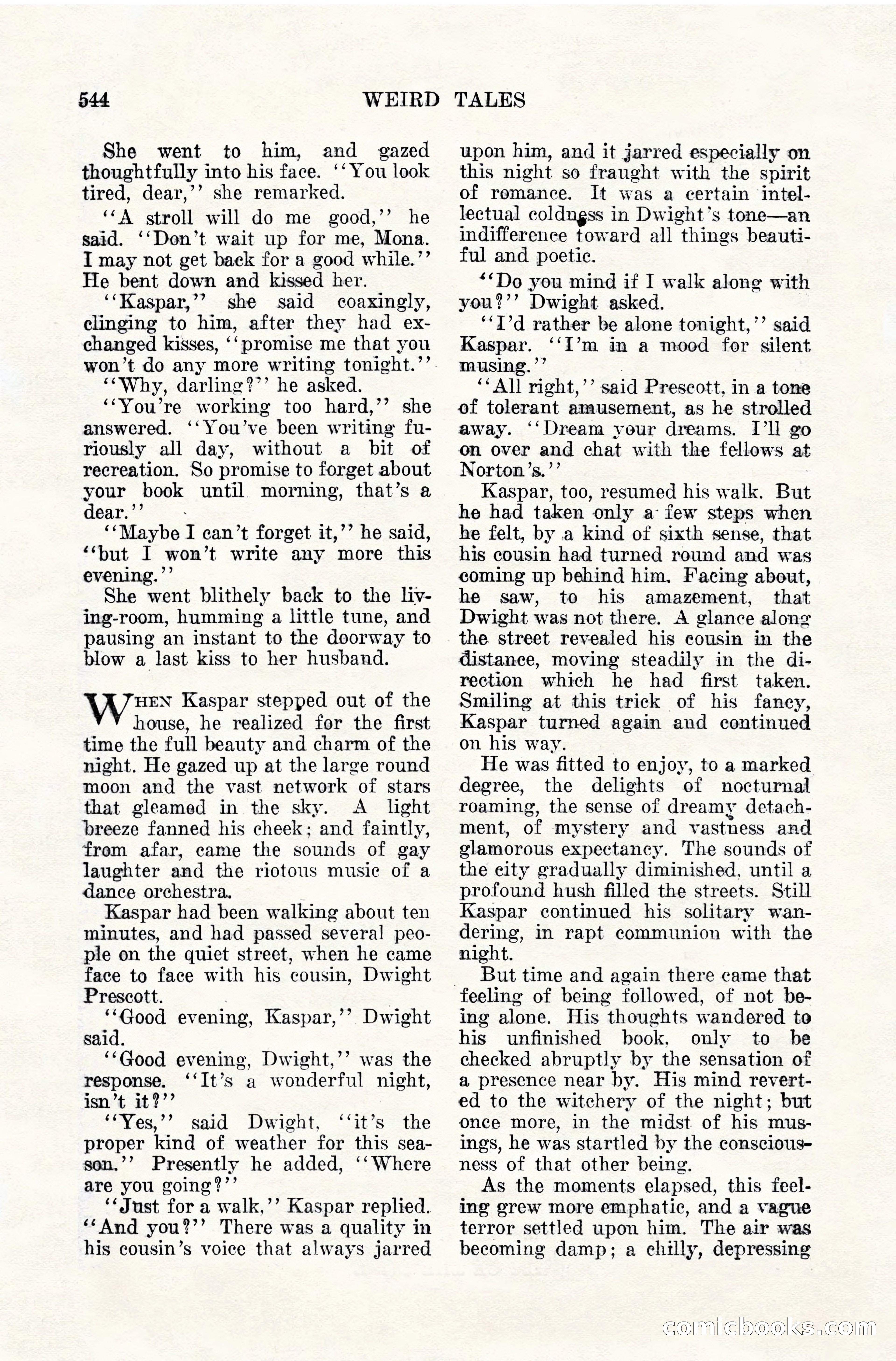 Weird Tales, April 1928 — page 113 of 146