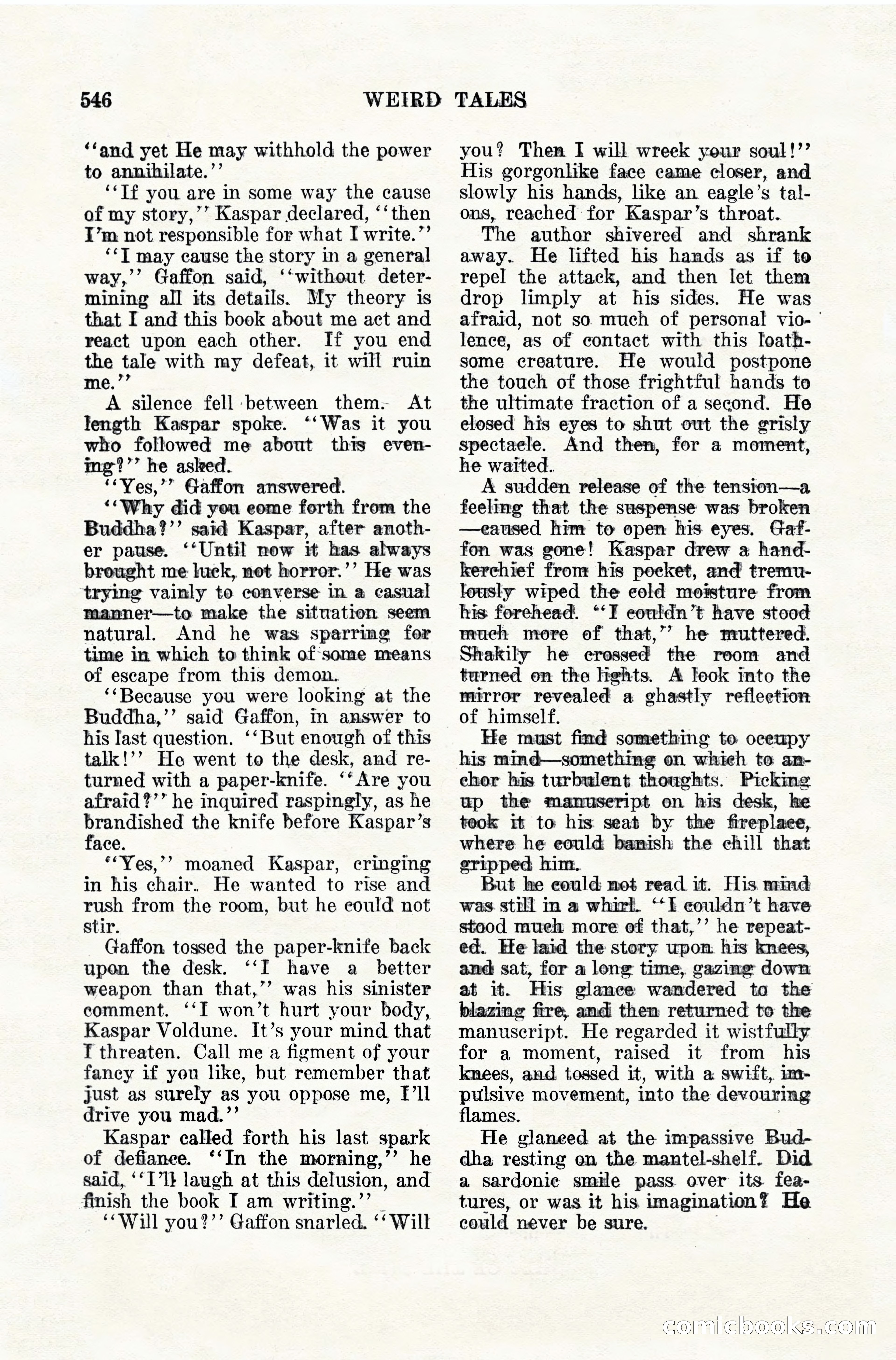 Weird Tales, April 1928 — page 115 of 146