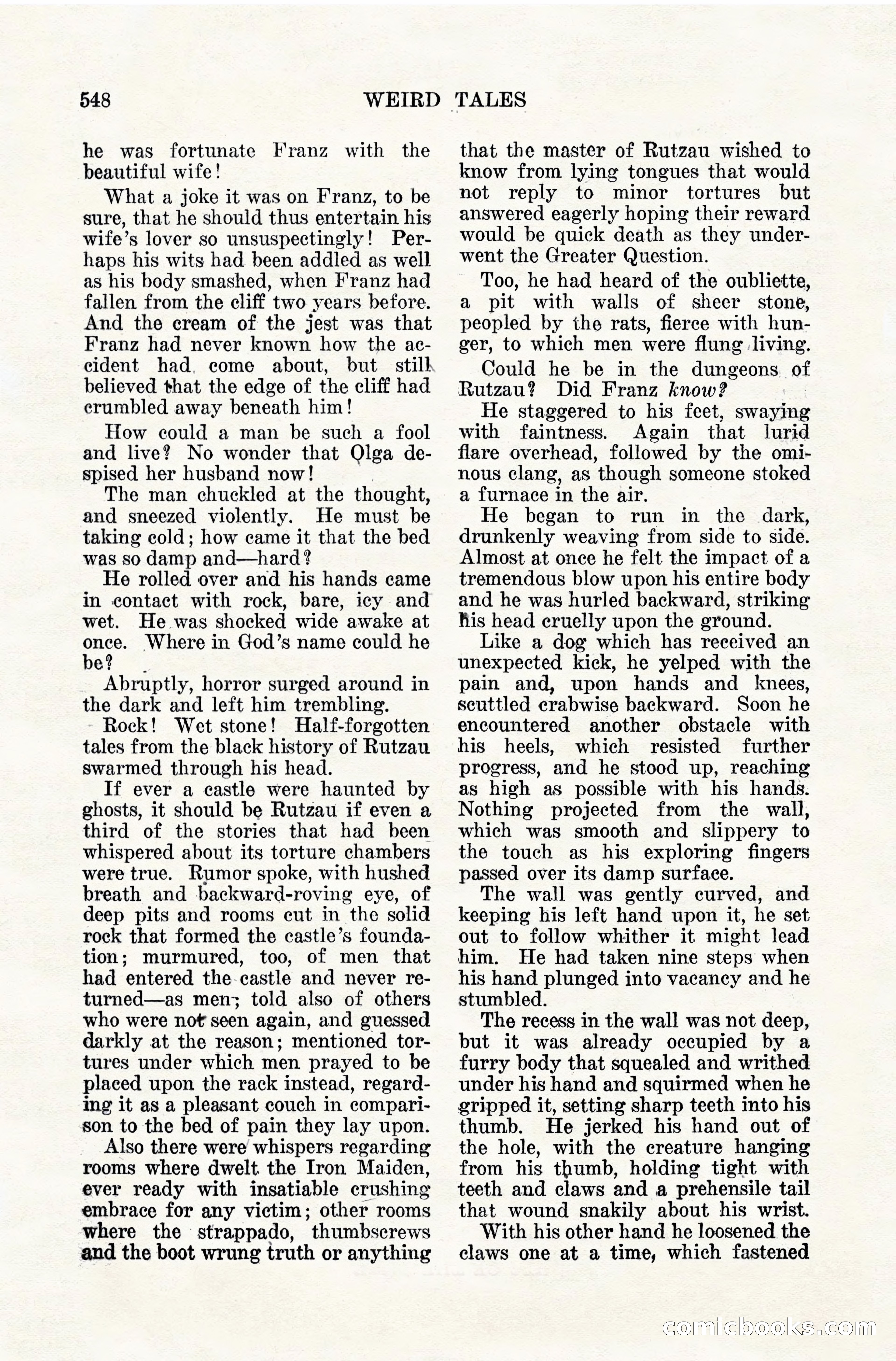 Weird Tales, April 1928 — page 117 of 146