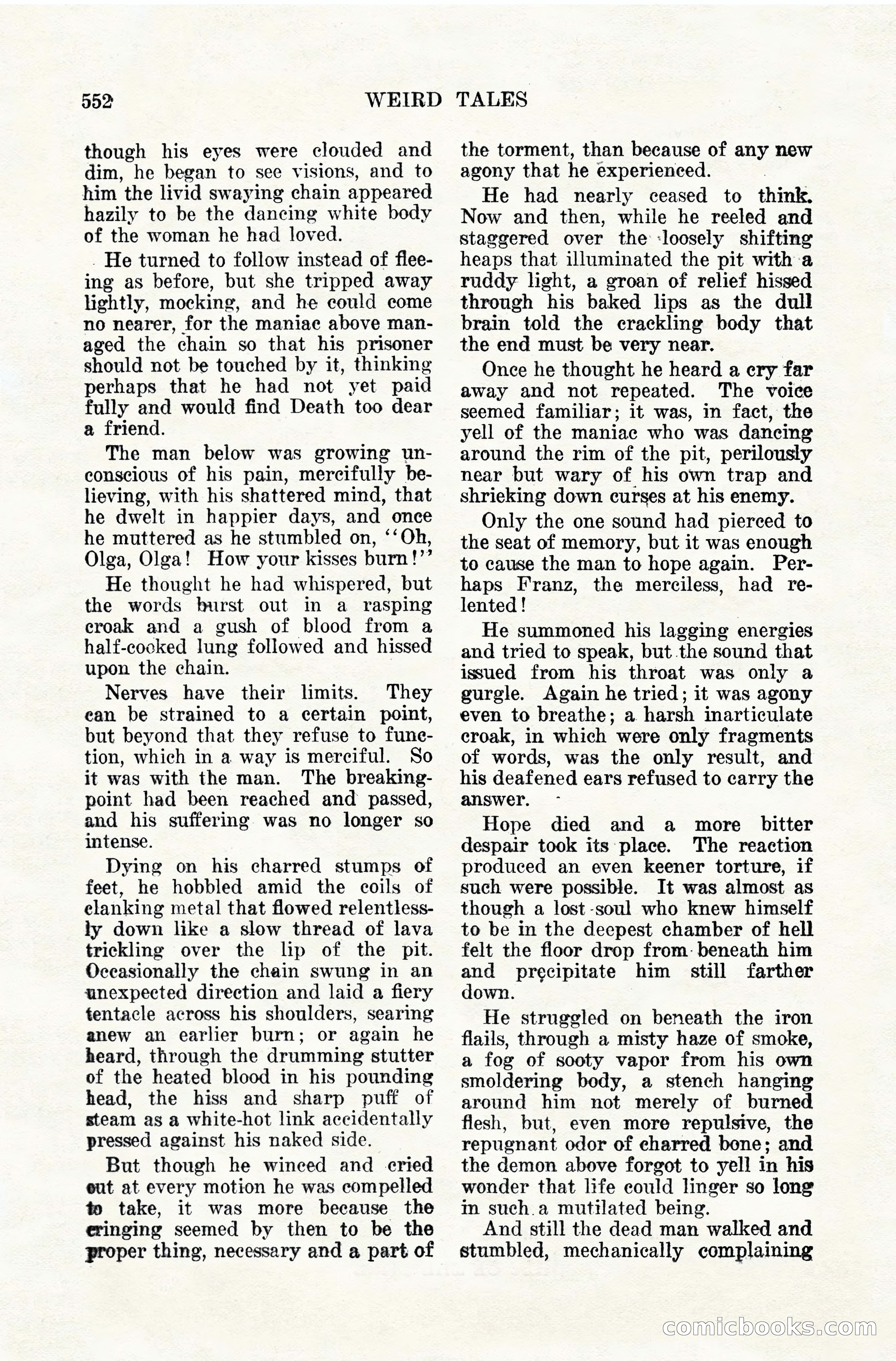 Weird Tales, April 1928 — page 121 of 146