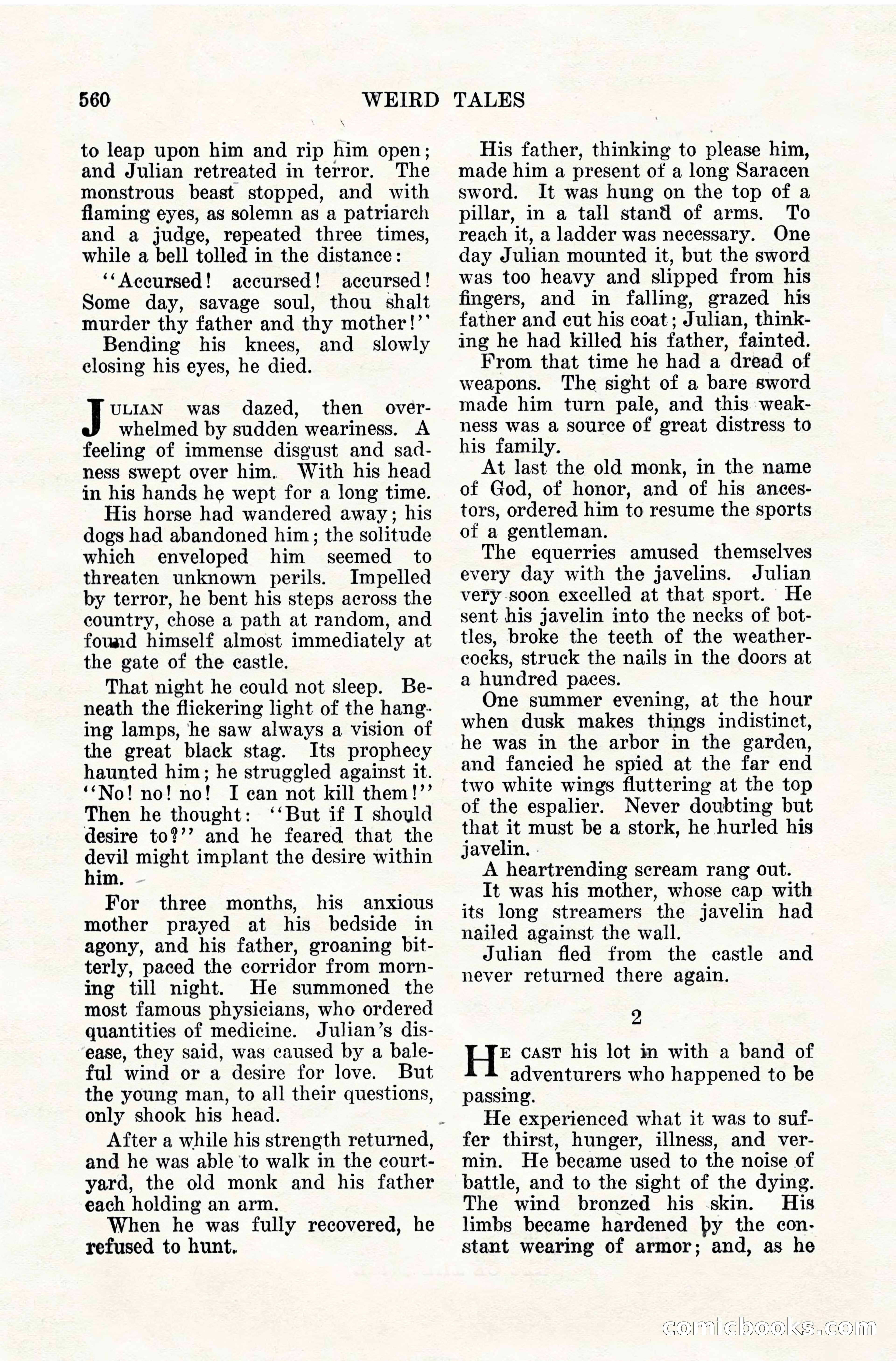Weird Tales, April 1928 — page 129 of 146