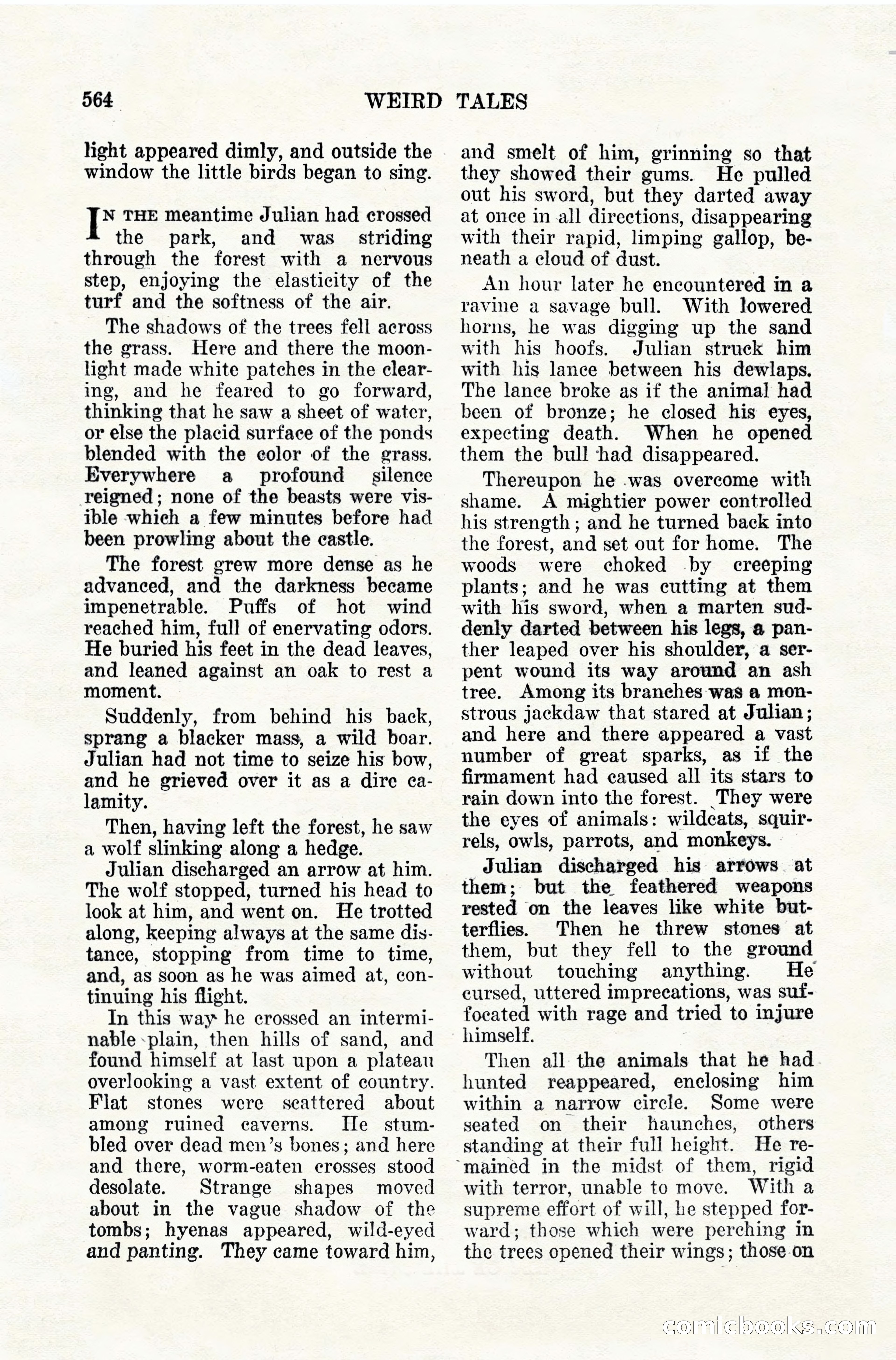 Weird Tales, April 1928 — page 133 of 146